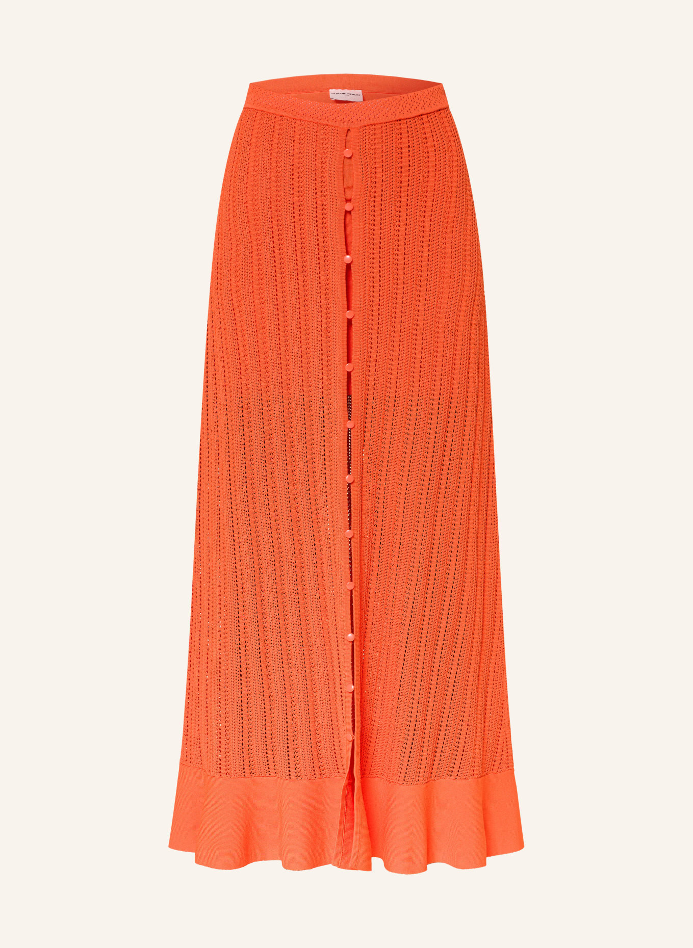 CLAUDIE PIERLOT Strickrock: ORANGE
