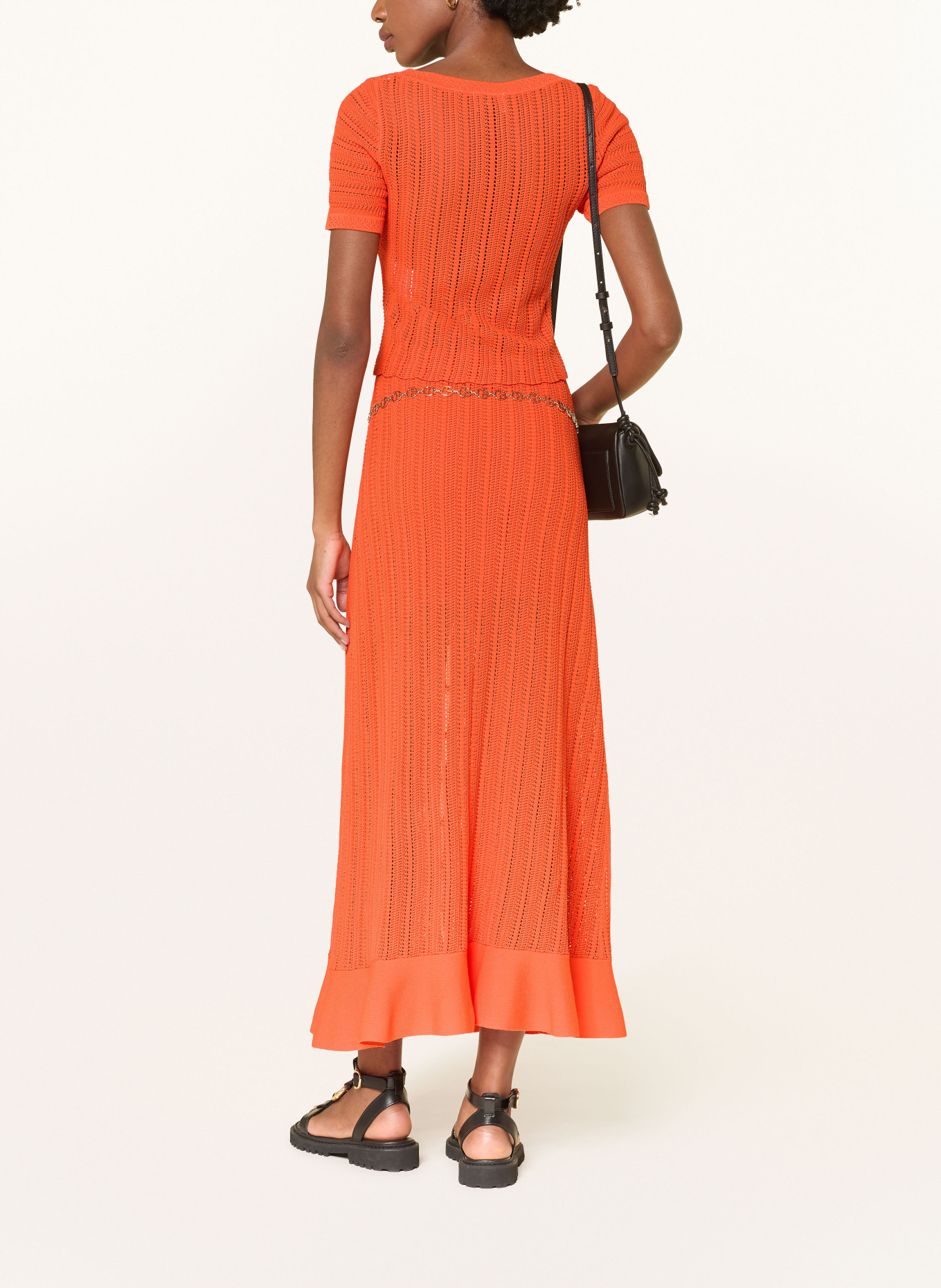 CLAUDIE PIERLOT Strickrock: ORANGE