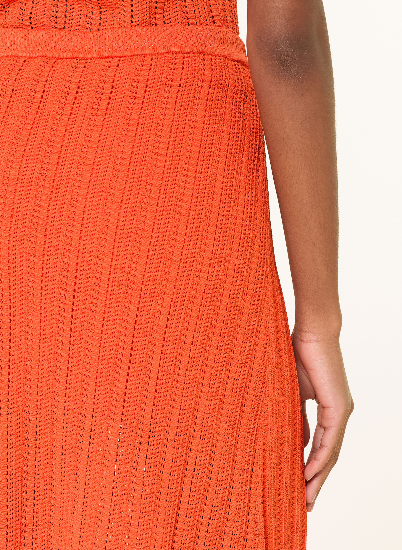 CLAUDIE PIERLOT Strickrock: ORANGE
