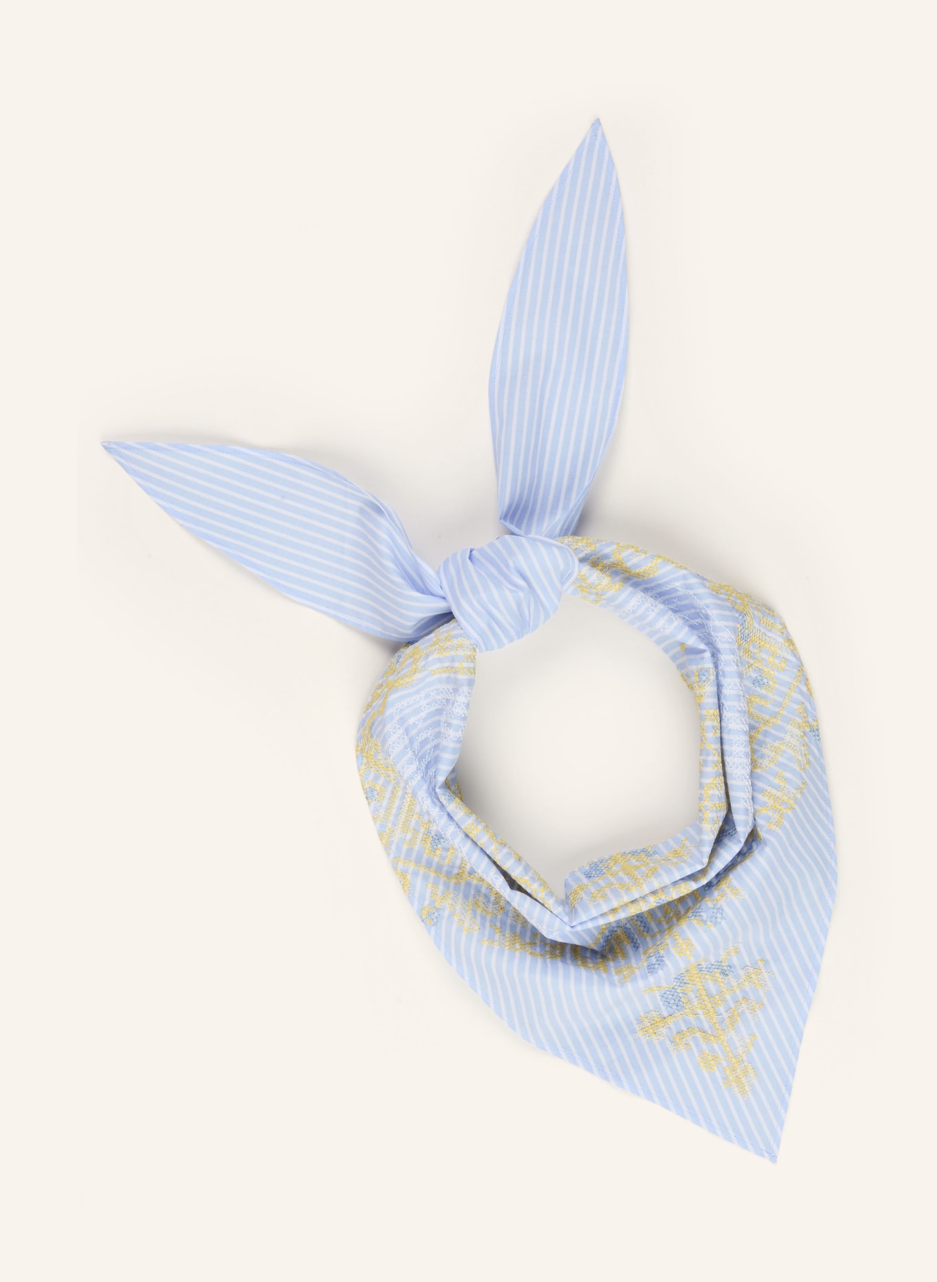 CLAUDIE PIERLOT Tuch: HELLBLAU / HELLGELB / WEISS