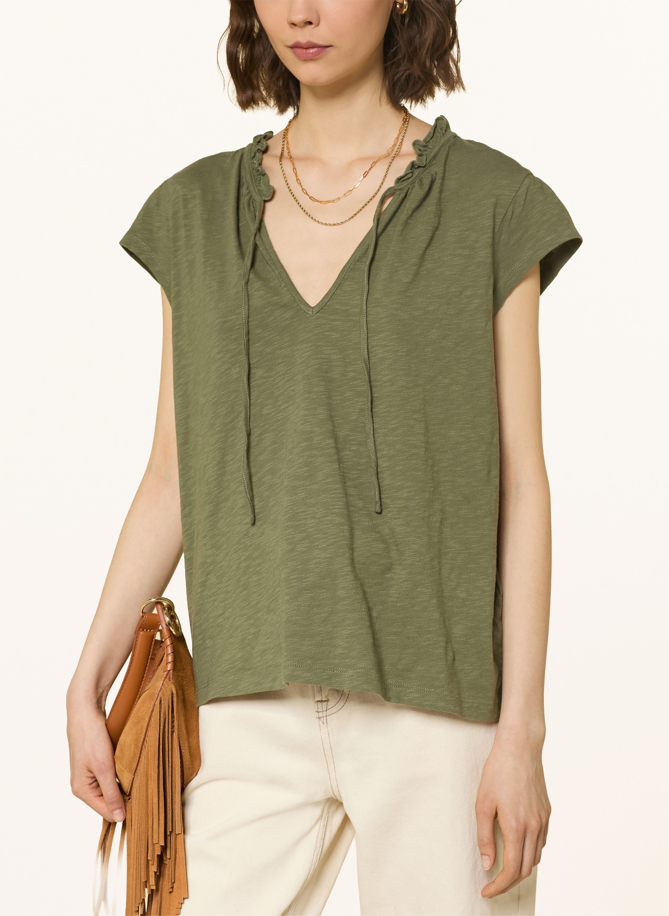 ba&sh T-Shirt VERY: OLIV