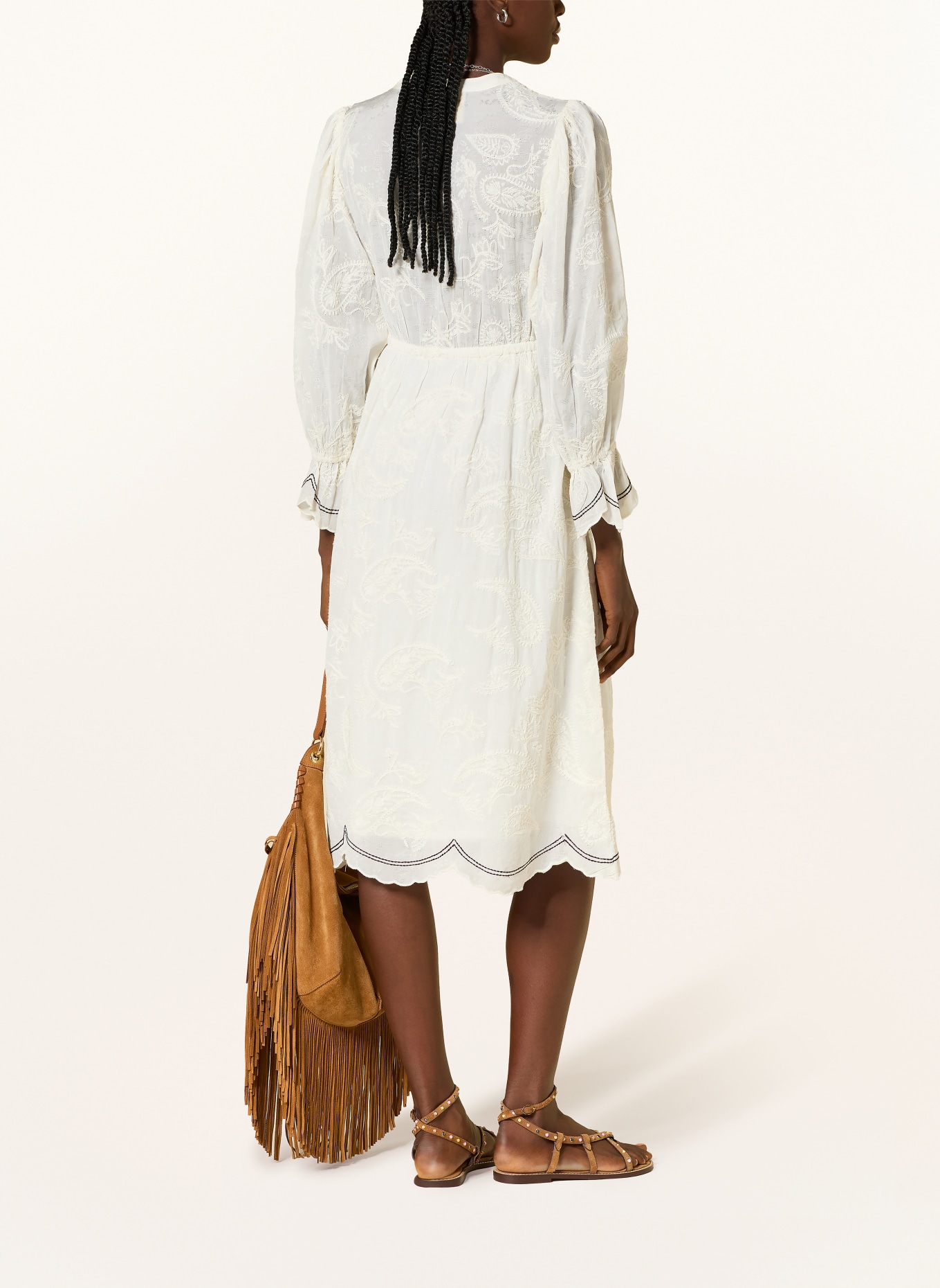 ba&sh Kleid PRISCO: ECRU