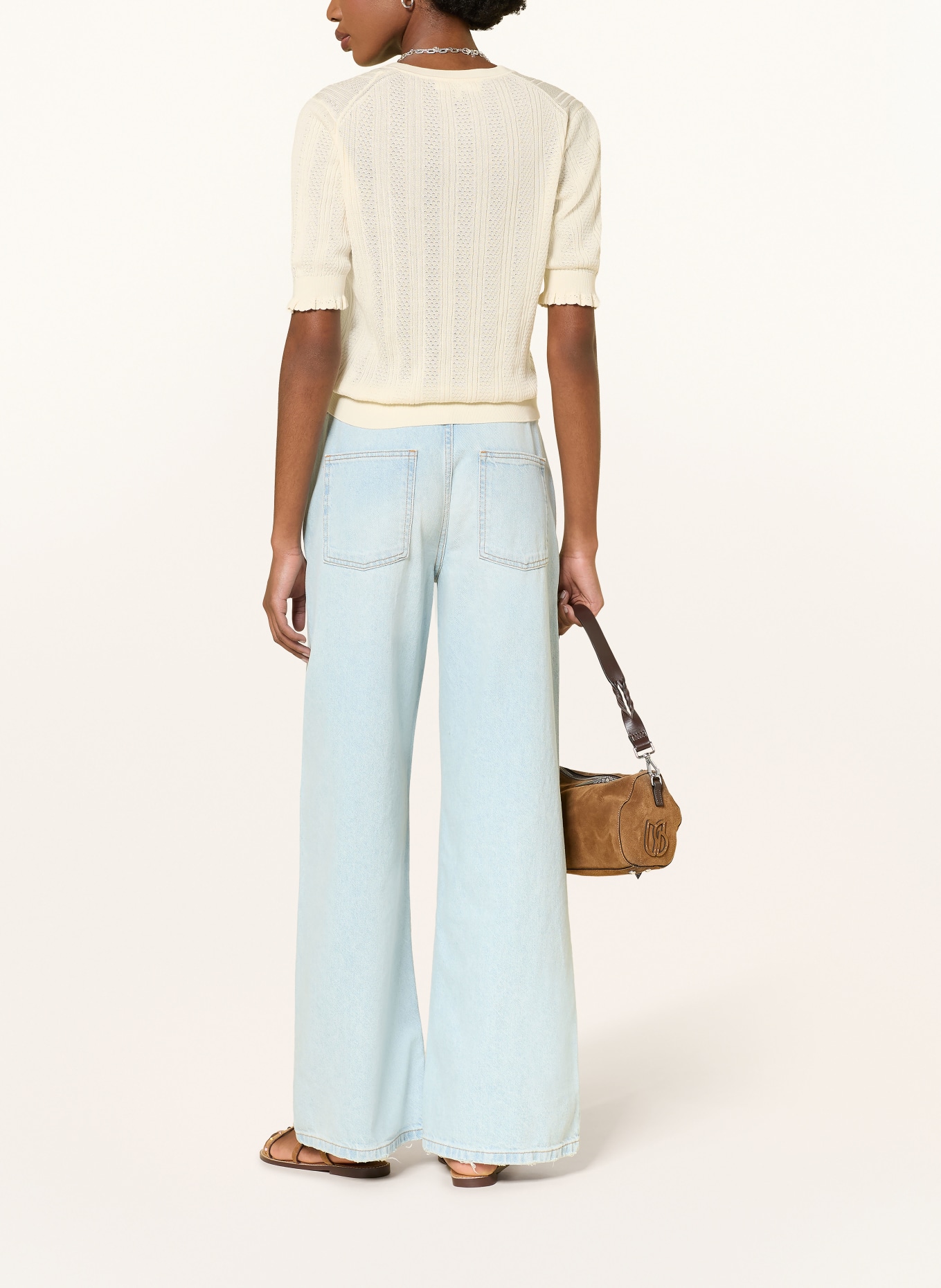 ba&sh Strickshirt VIOLA: ECRU