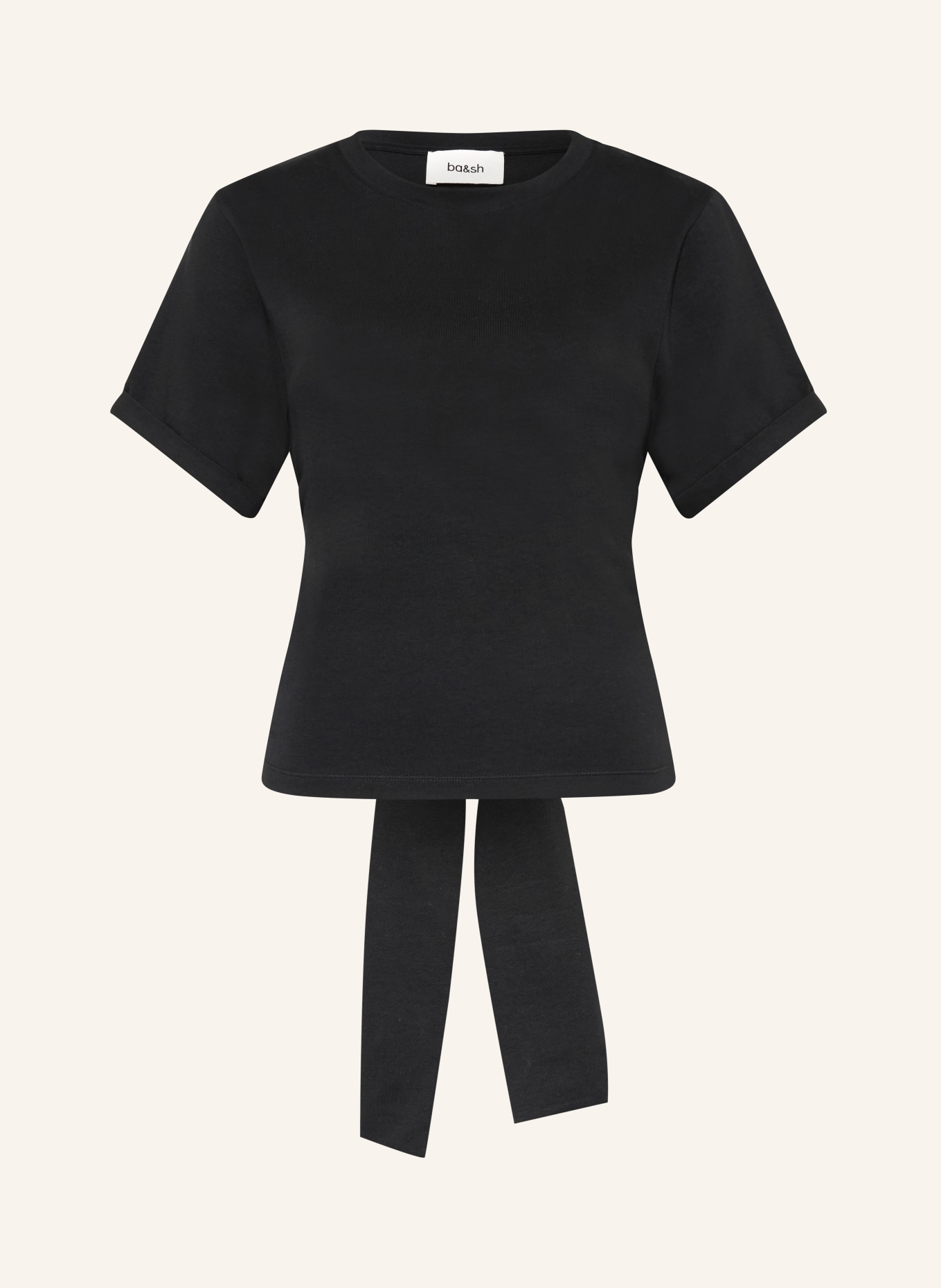 ba&sh T-Shirt BLANCA: SCHWARZ