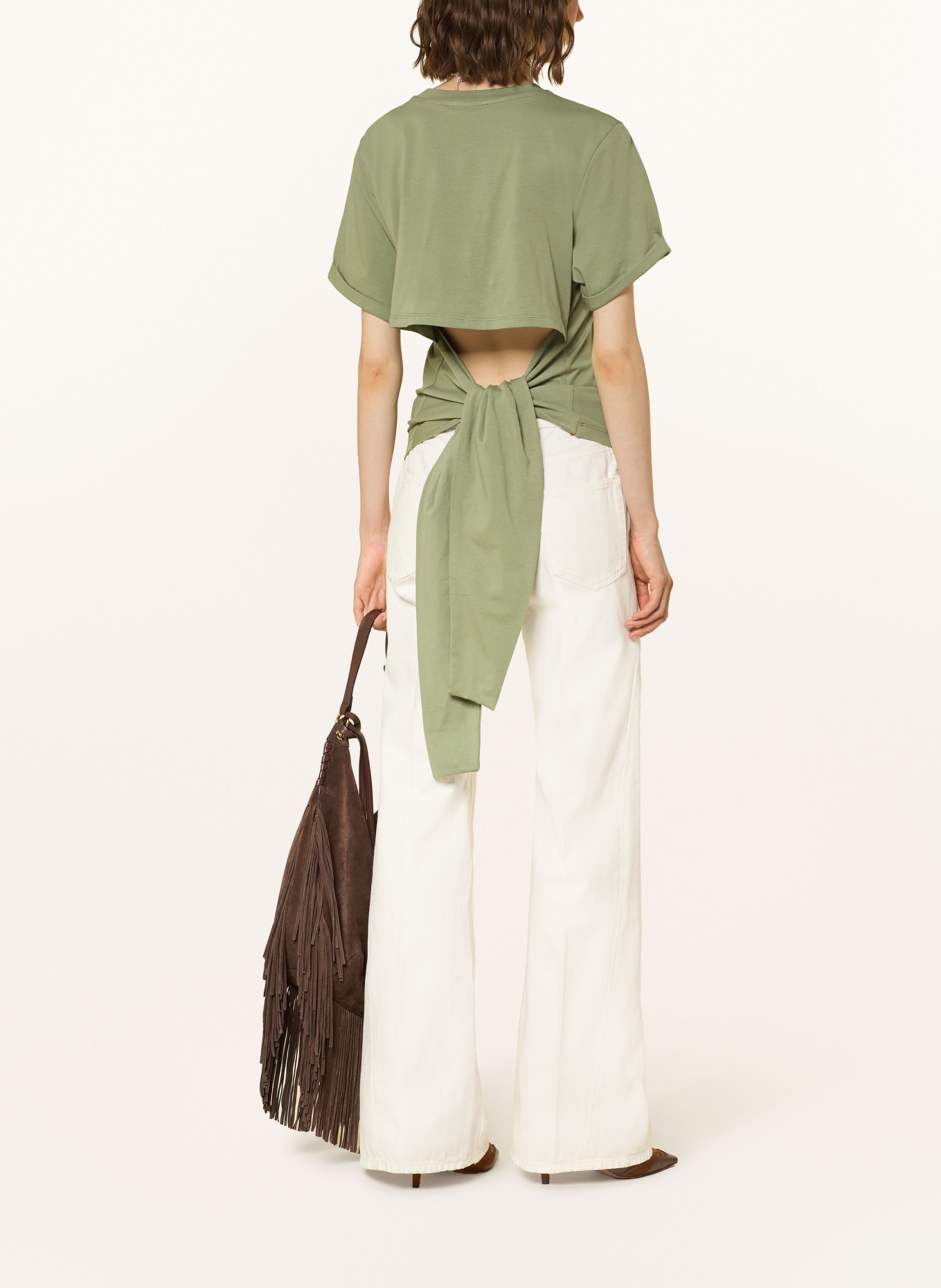 ba&sh T-Shirt BLANCA: OLIV