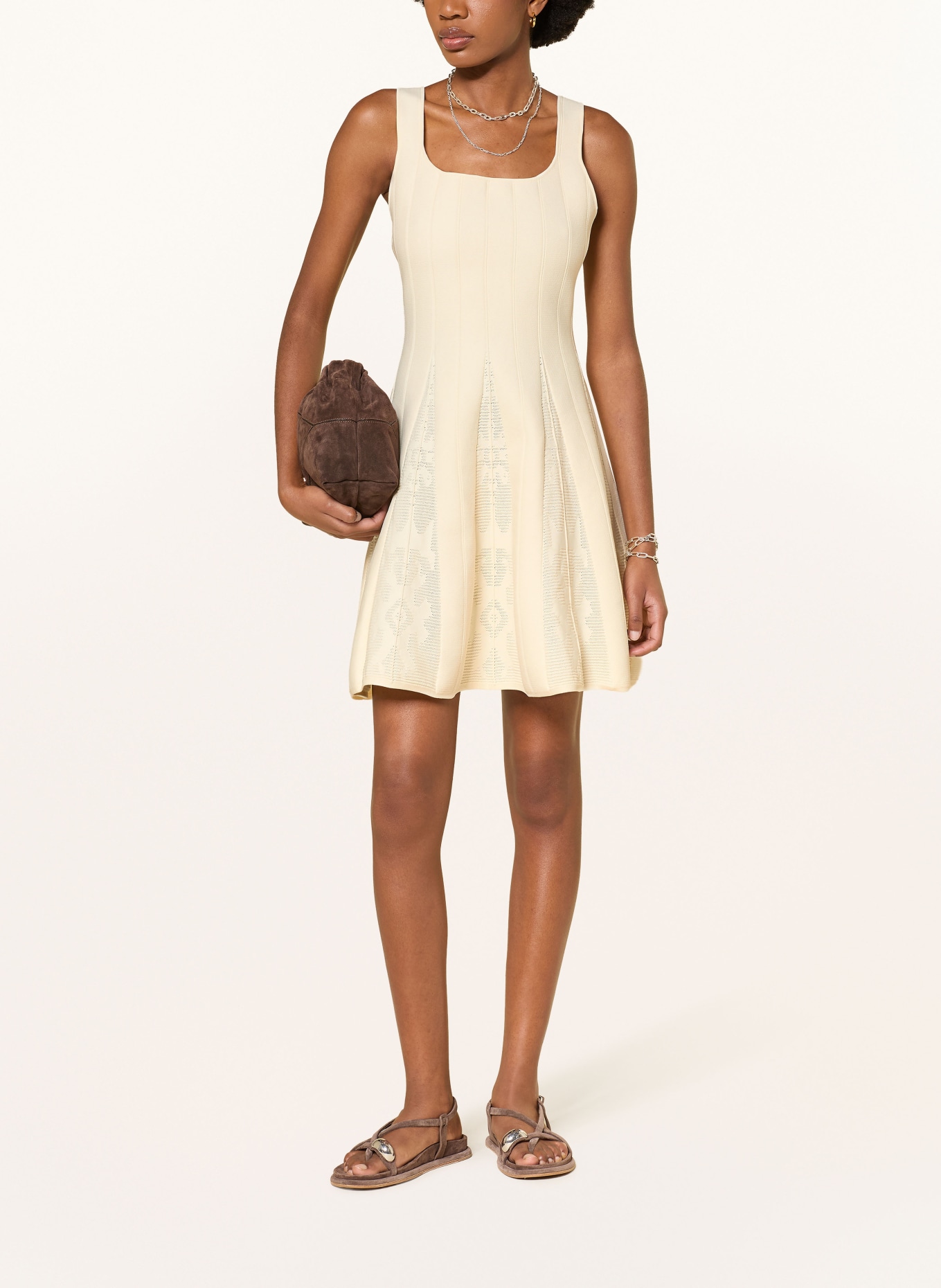 ba&sh Strickkleid CATTANA: CREME