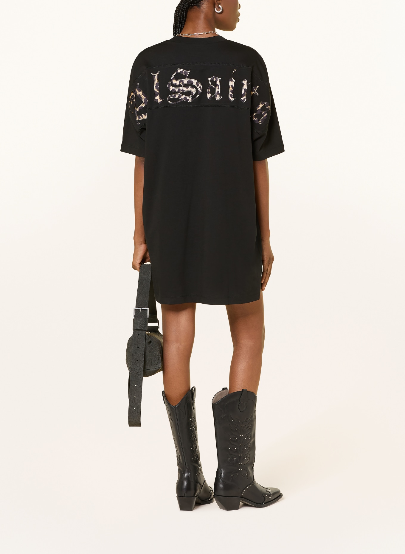 ALLSAINTS Sukienka z dżerseju FUSE: CZARNY