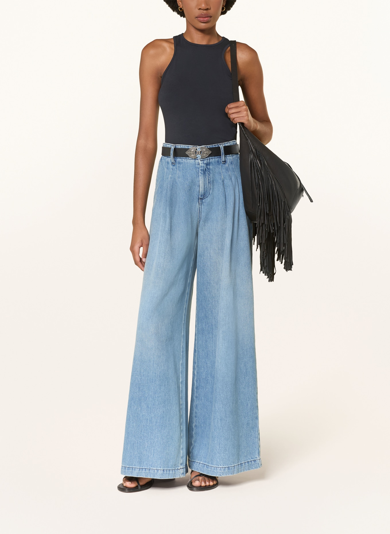 ba&sh Top GEMMA mit Cut-out: DUNKELBLAU