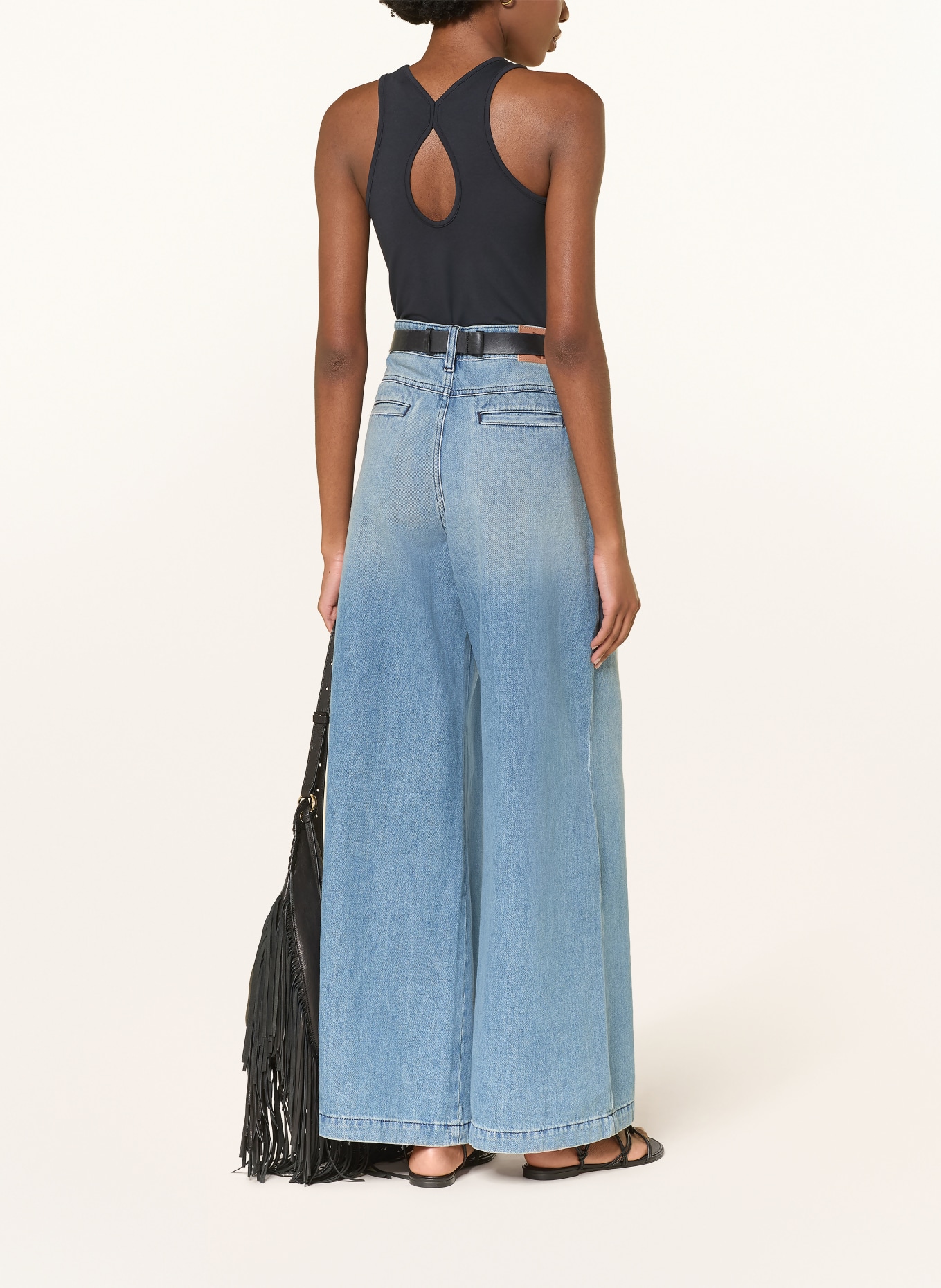 ba&sh Top GEMMA mit Cut-out: DUNKELBLAU