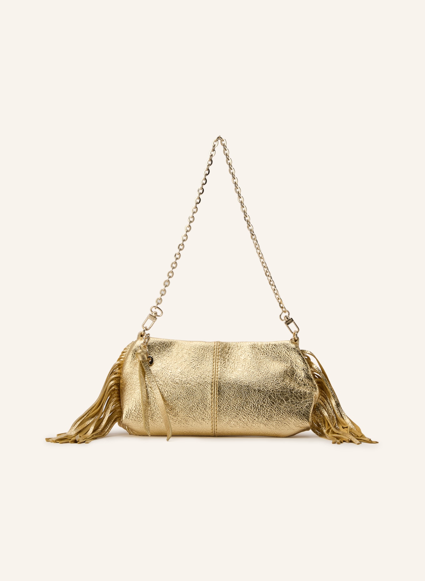 maje Clutch: GOLD