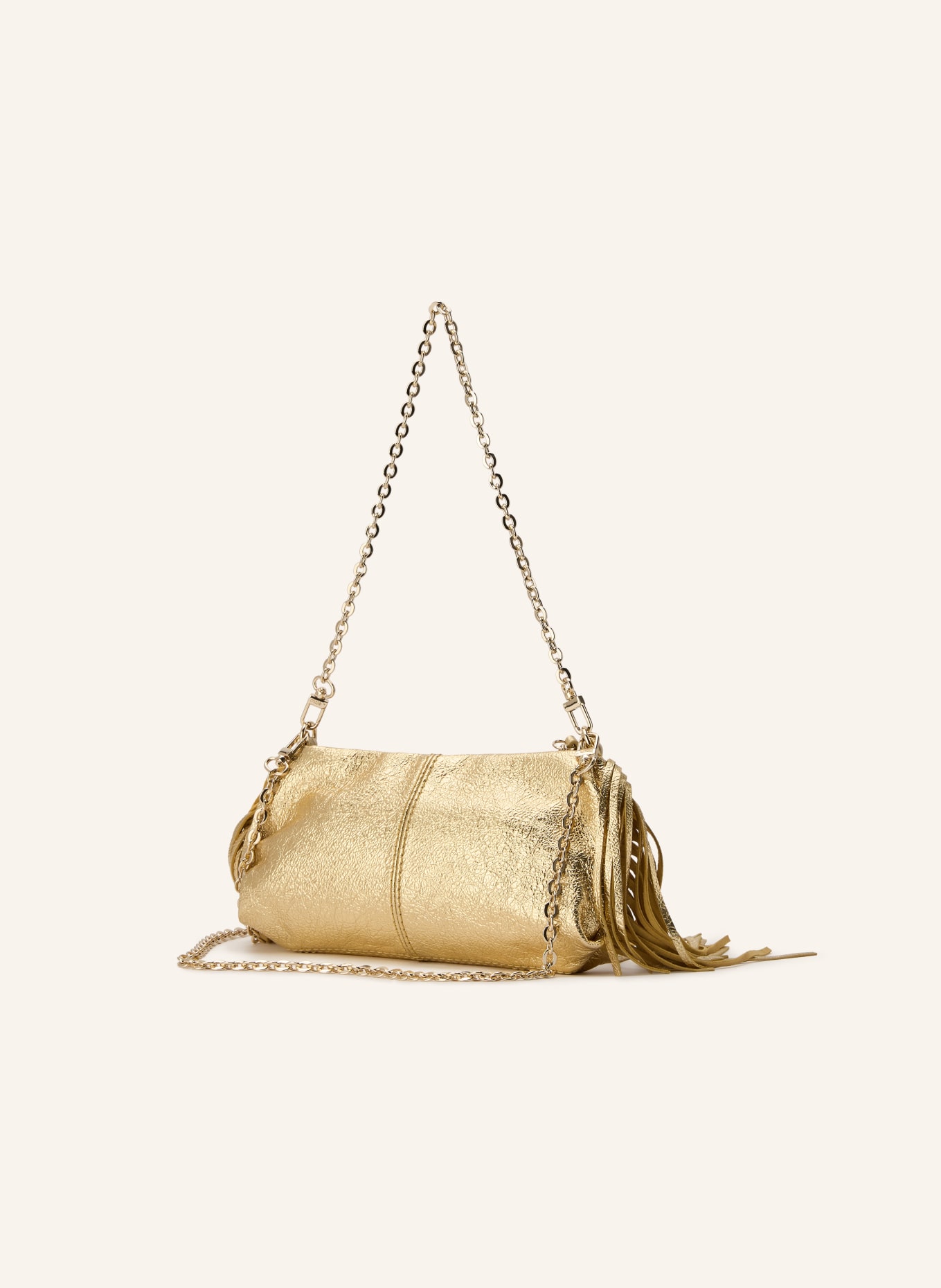 maje Clutch: GOLD