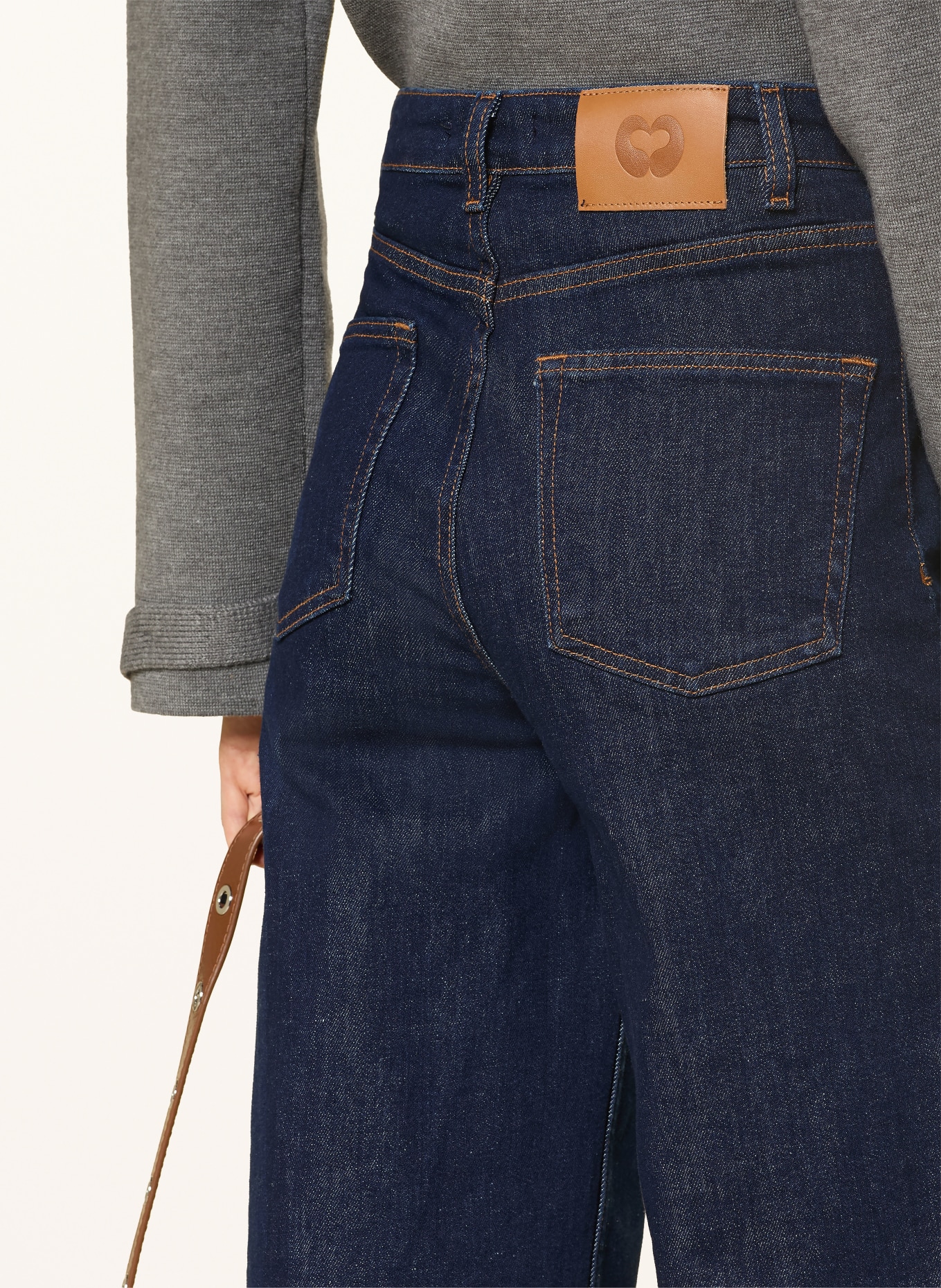 maje Dżinsy z szerokimi nogawkami: 0103 NAVY