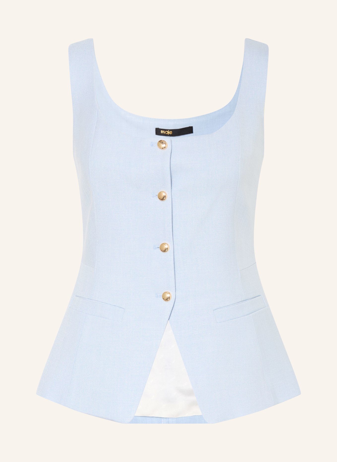 maje Blazerweste: HELLBLAU