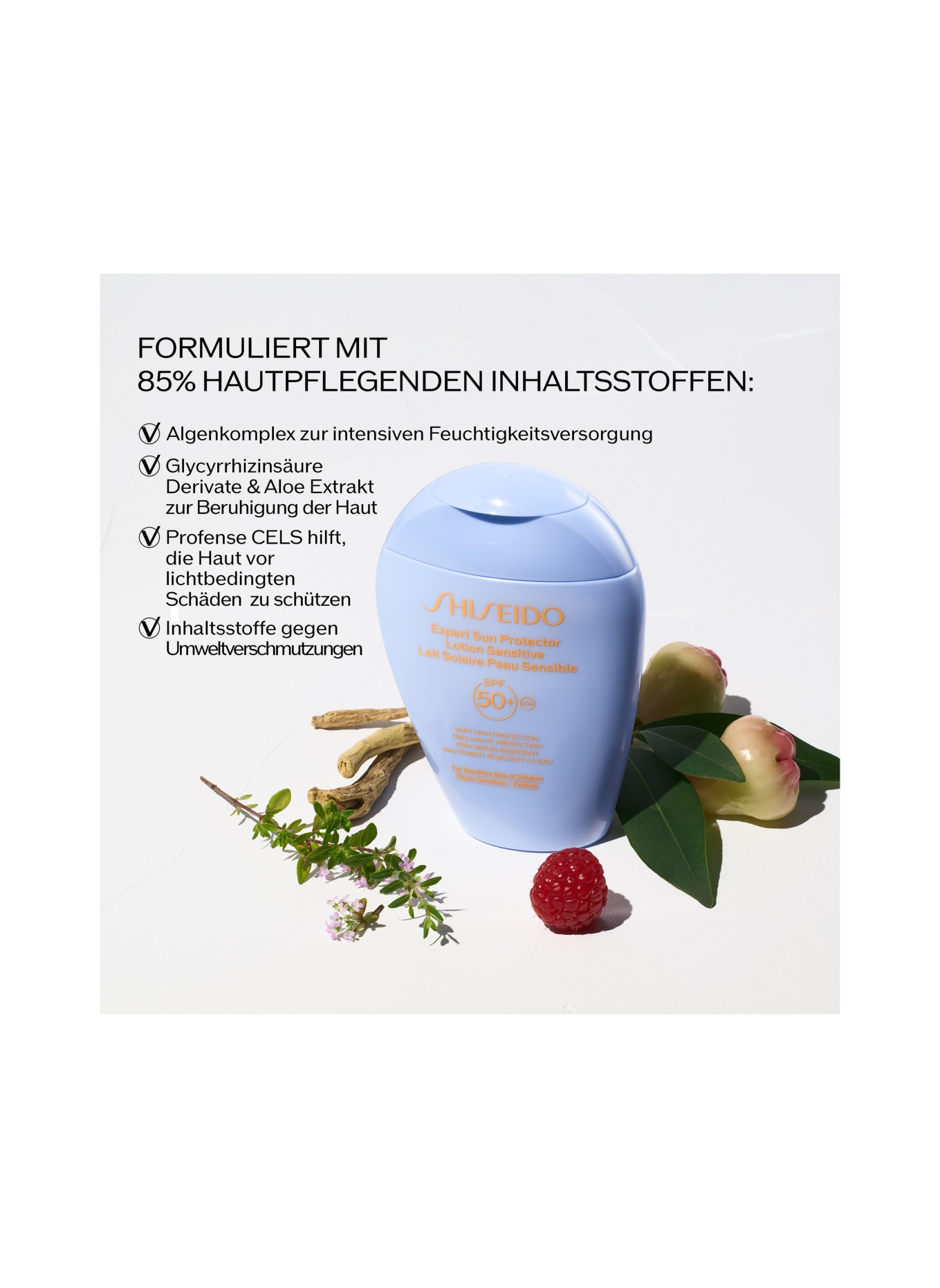 SHISEIDO EXPERT SUN PROTECTOR LOTION SPF 50+