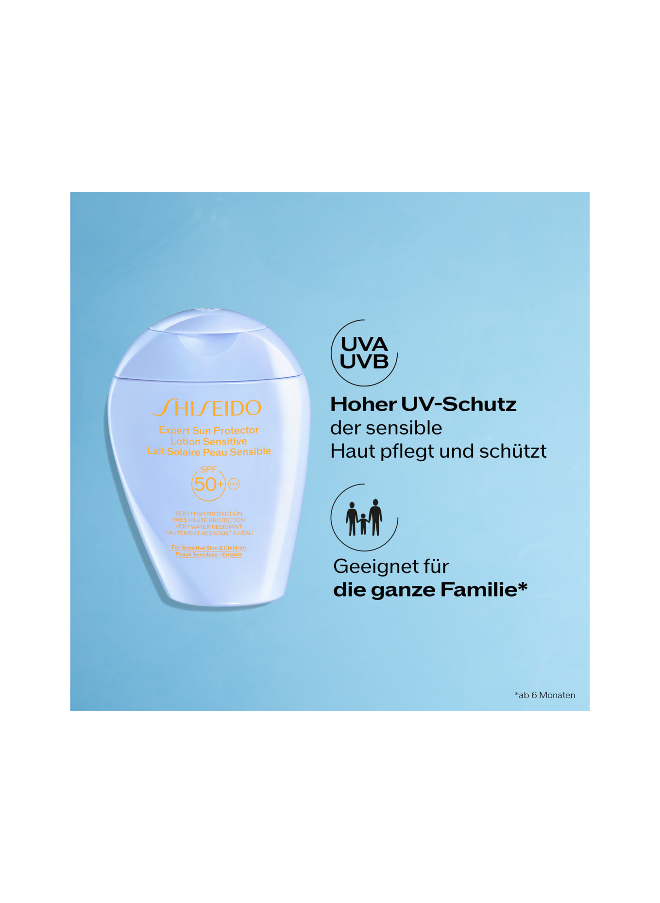SHISEIDO EXPERT SUN PROTECTOR LOTION SPF 50+