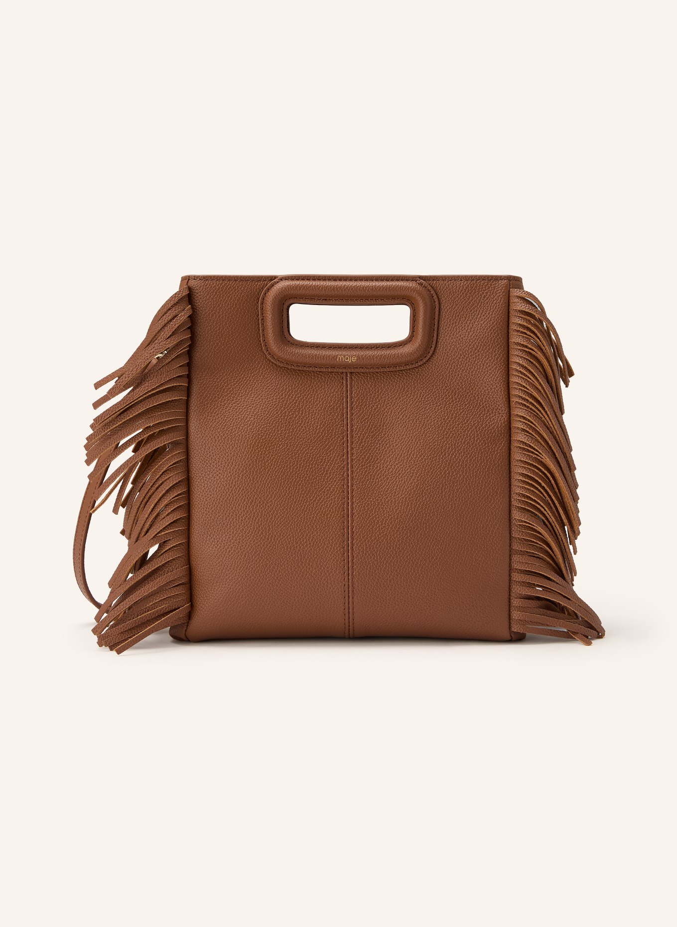 maje Handtasche: BRAUN / GOLD