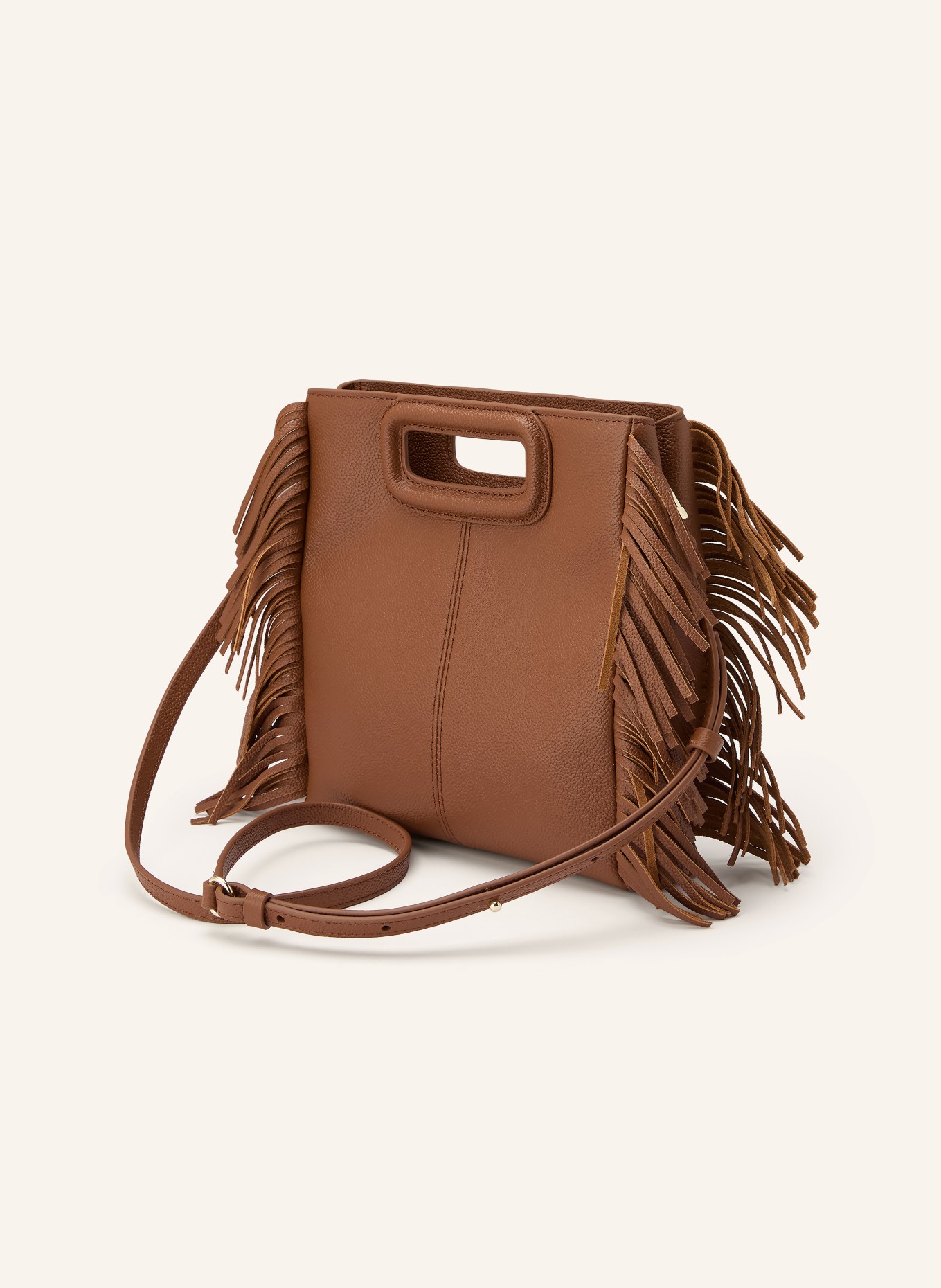 maje Handtasche: BRAUN / GOLD