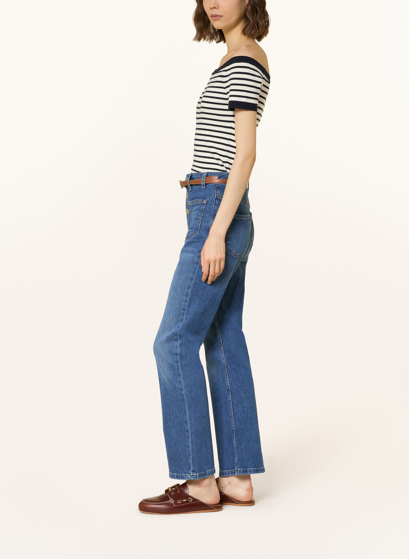 maje Bootcut Jeans: 0201 BLUE