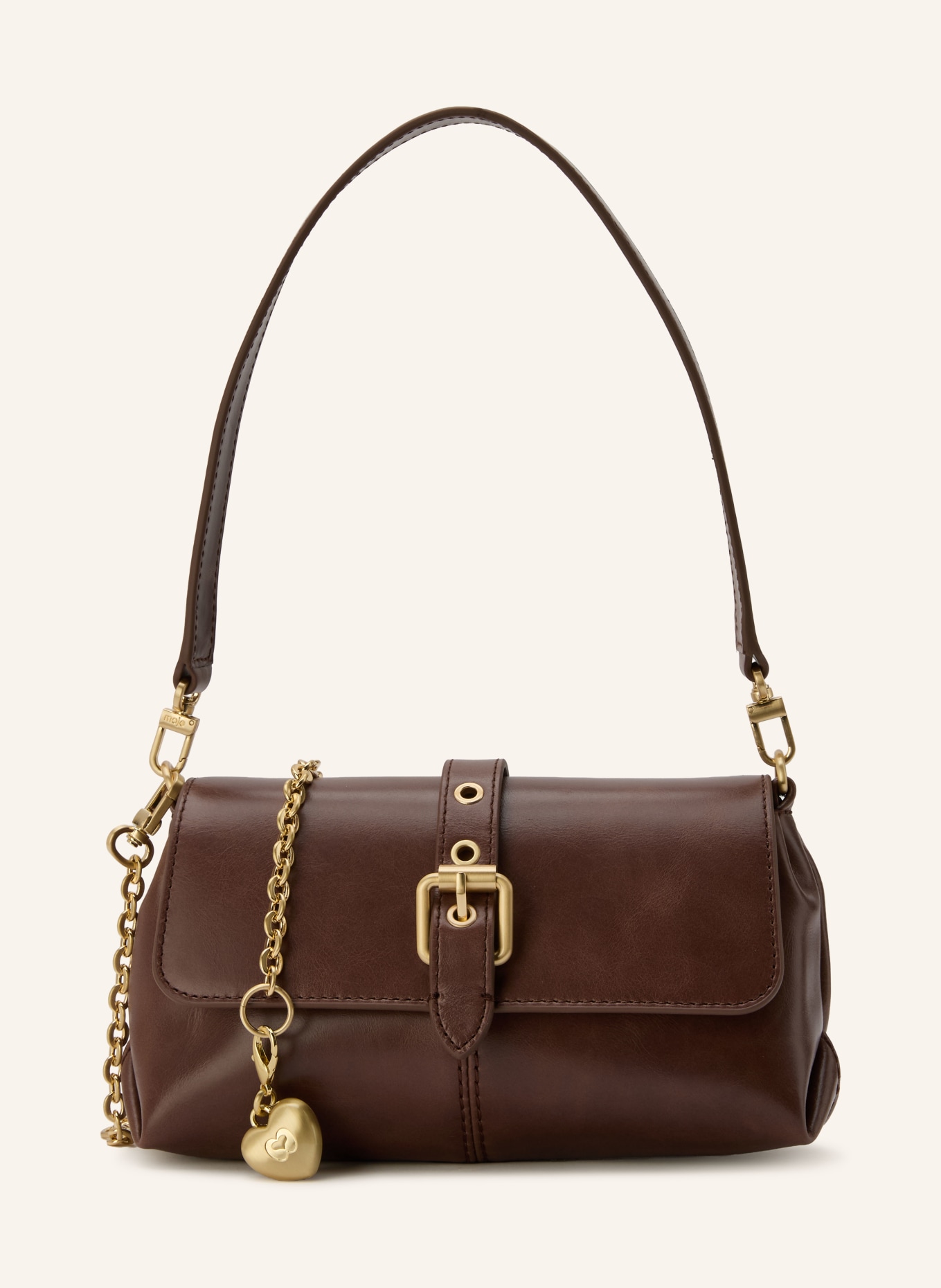 maje torba na ramię: BRĄZOWY / ZŁOTY