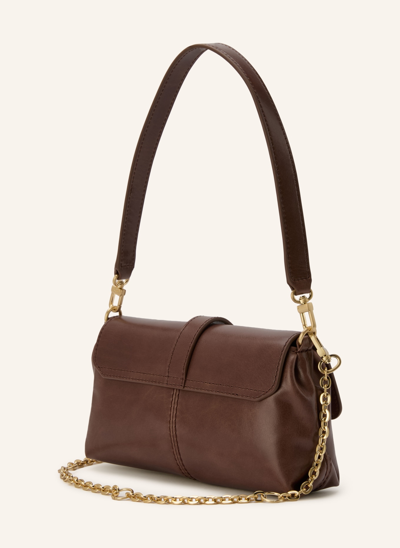 maje torba na ramię: BRĄZOWY / ZŁOTY