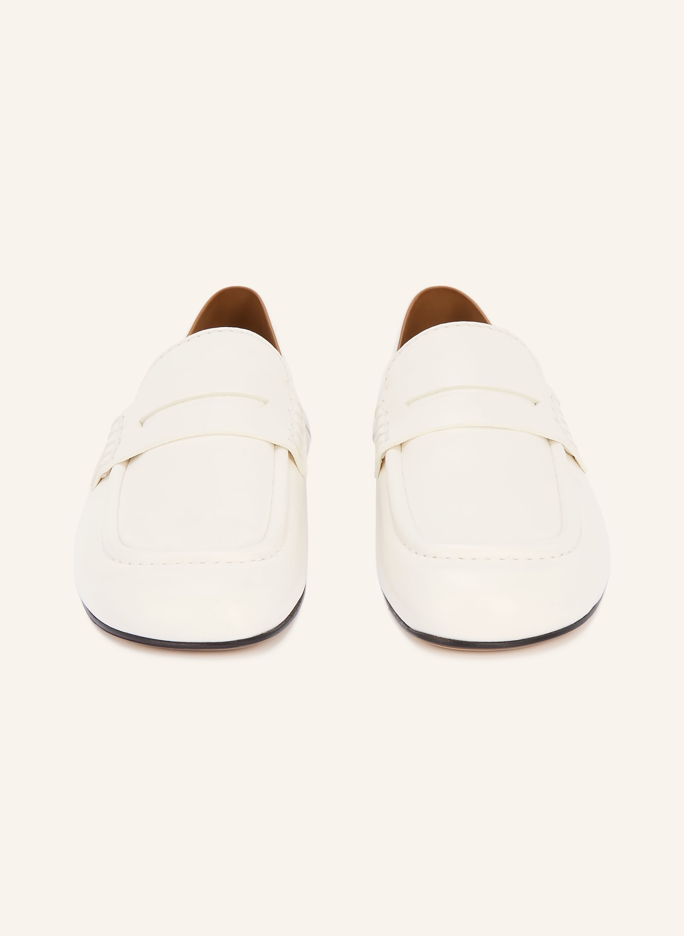 SANDRO Penny-Loafer: ECRU