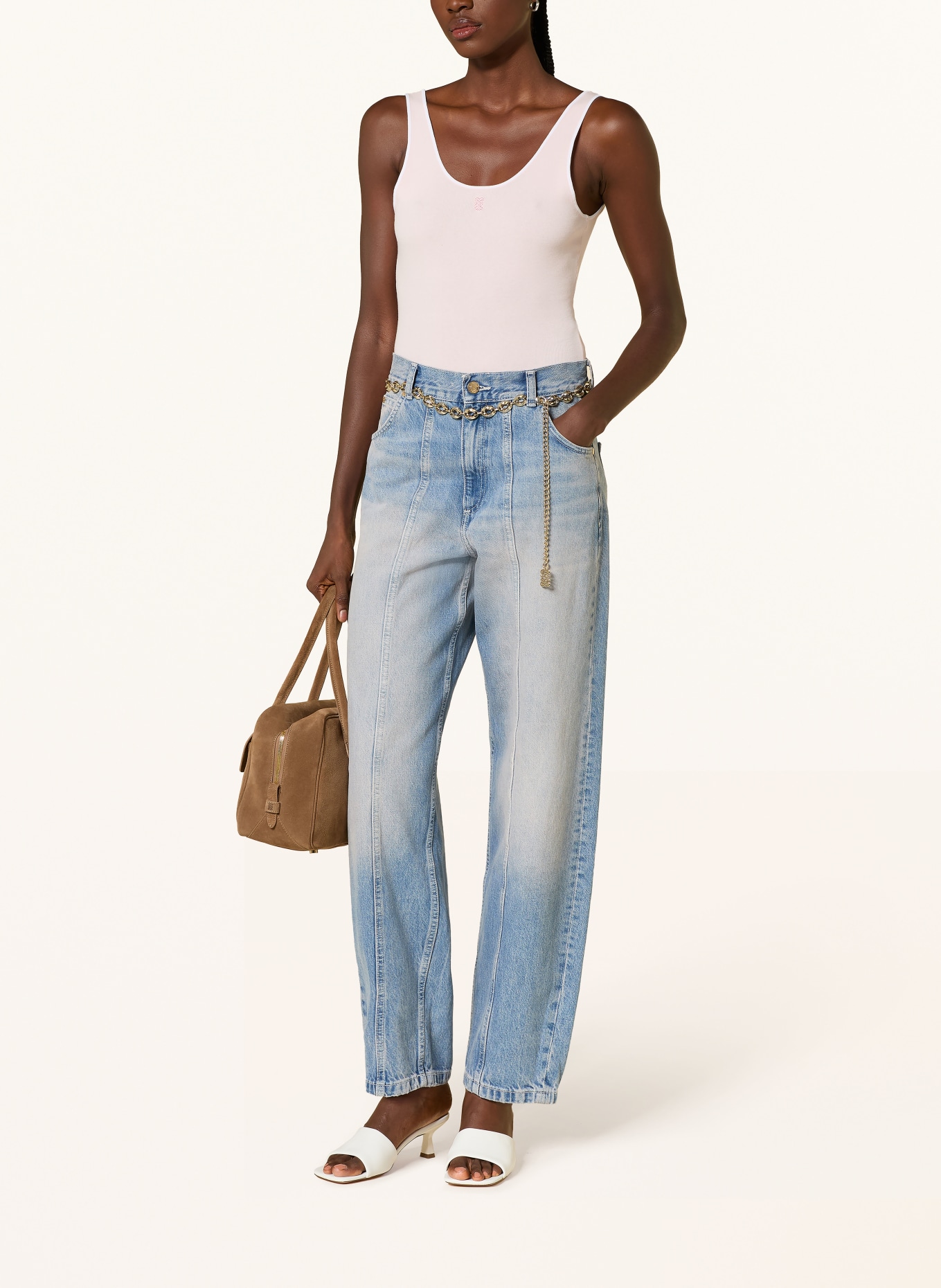 SANDRO Barrel Jeans: 4785 BLUE JEAN