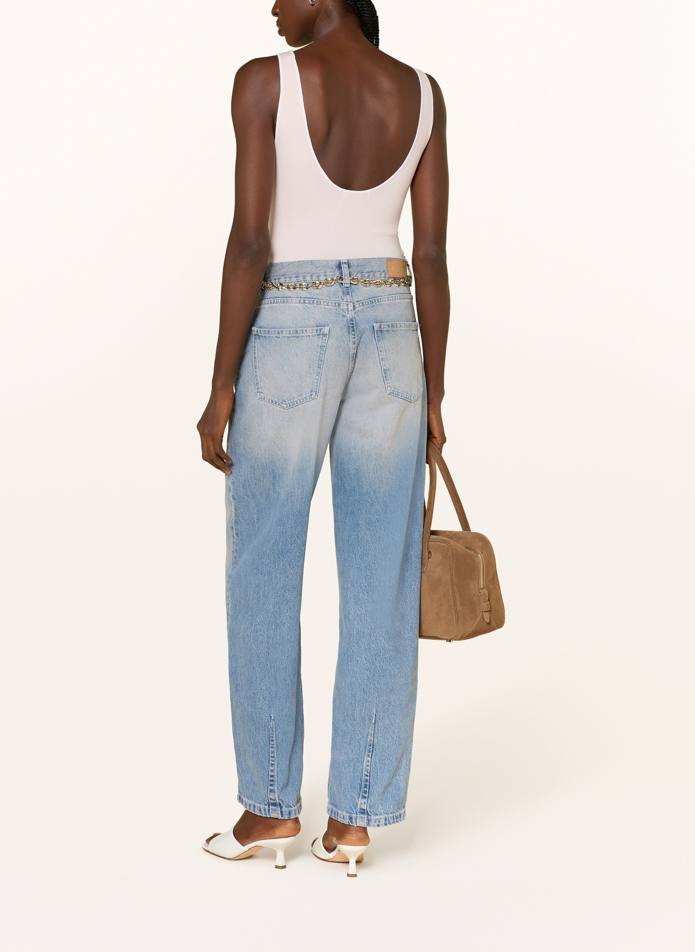 SANDRO Barrel Jeans: 4785 BLUE JEAN