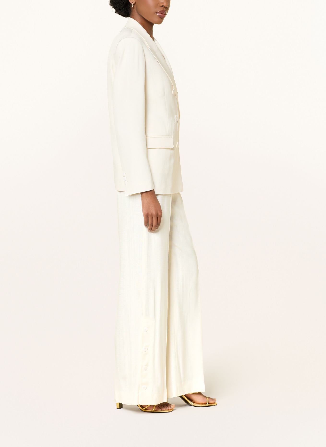 SANDRO Marlenehose: ECRU