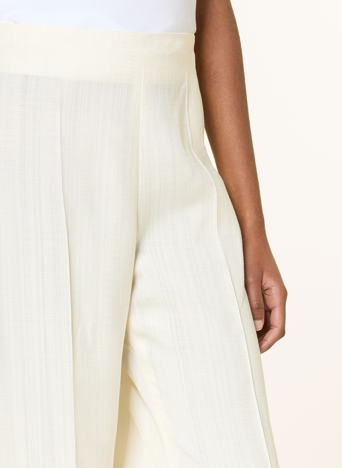 SANDRO Marlenehose: ECRU