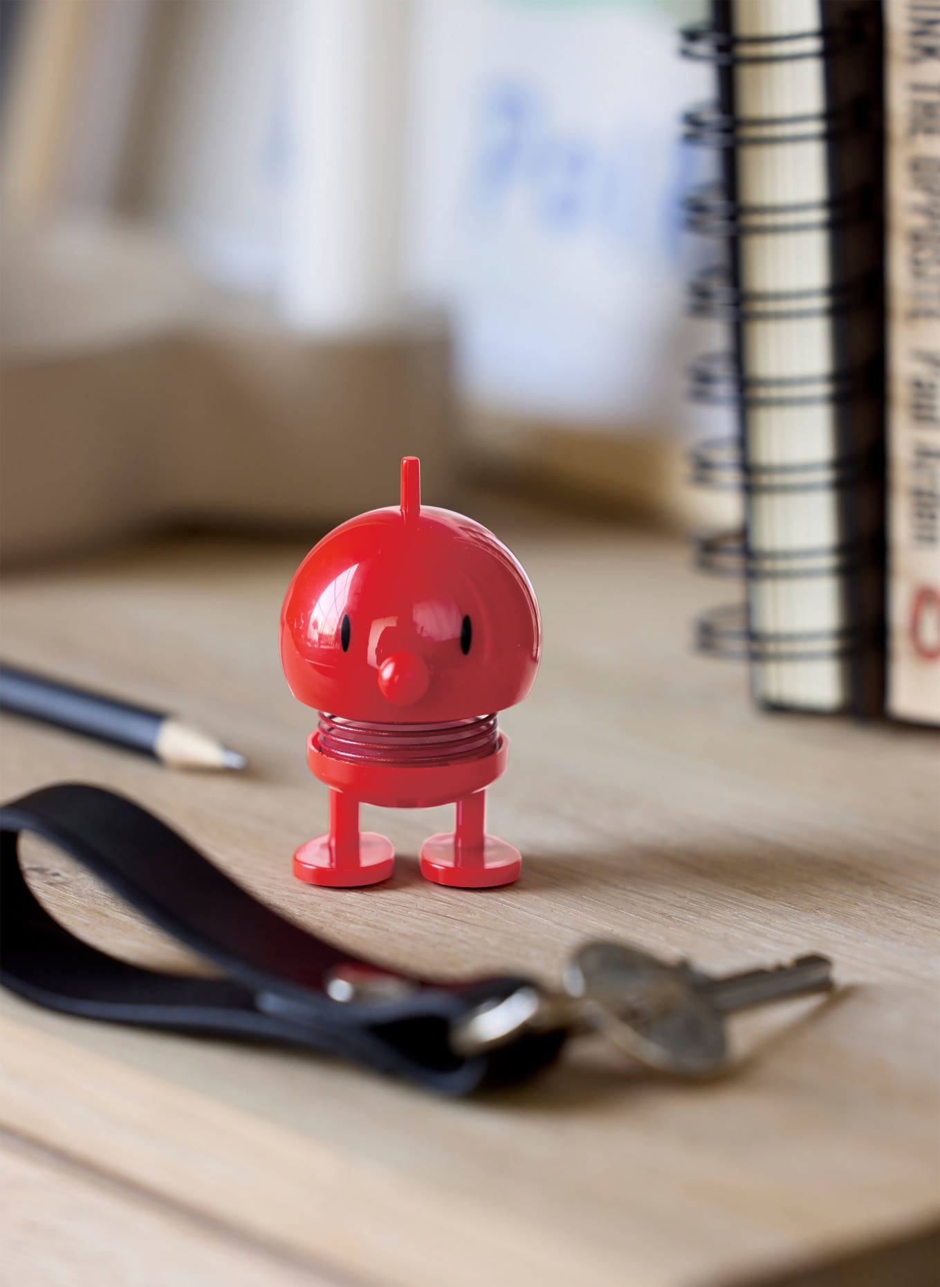 Hoptimist Decoratiefiguur BUMBLE XS: ROOD / ZWART