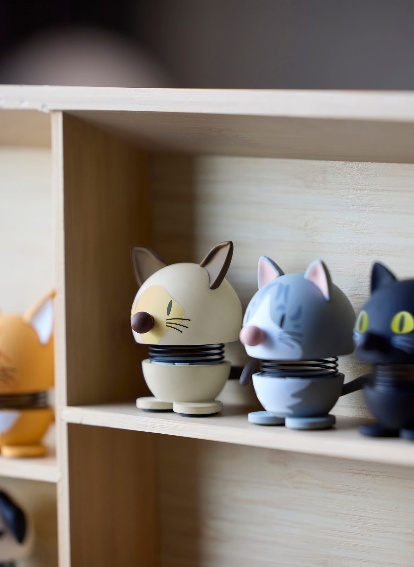 Hoptimist Decoratiefiguur SIAMESE XS: LICHTBRUIN / BEIGE / TAUPE