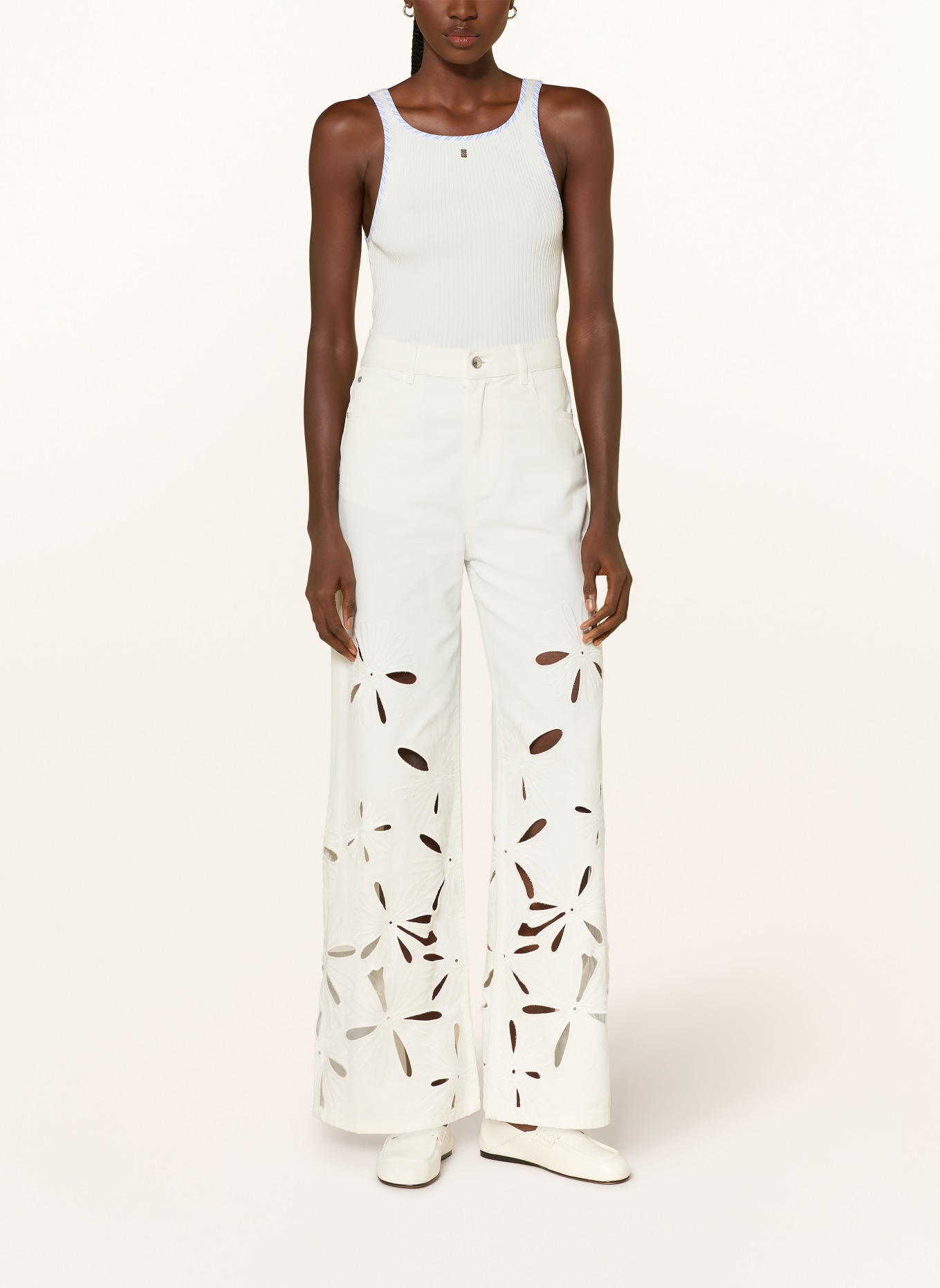 SANDRO Stricktop: ECRU