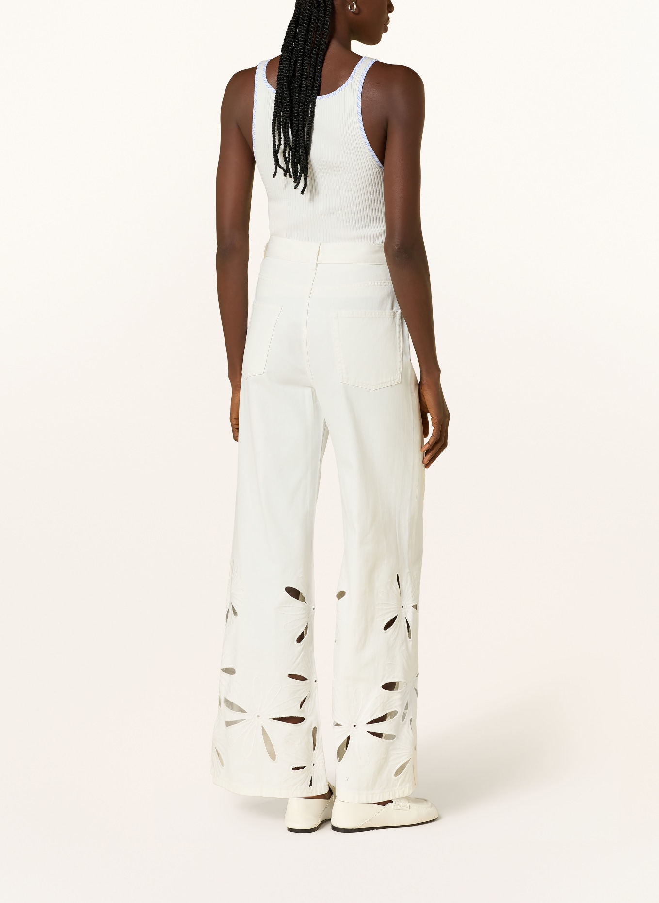 SANDRO Stricktop: ECRU