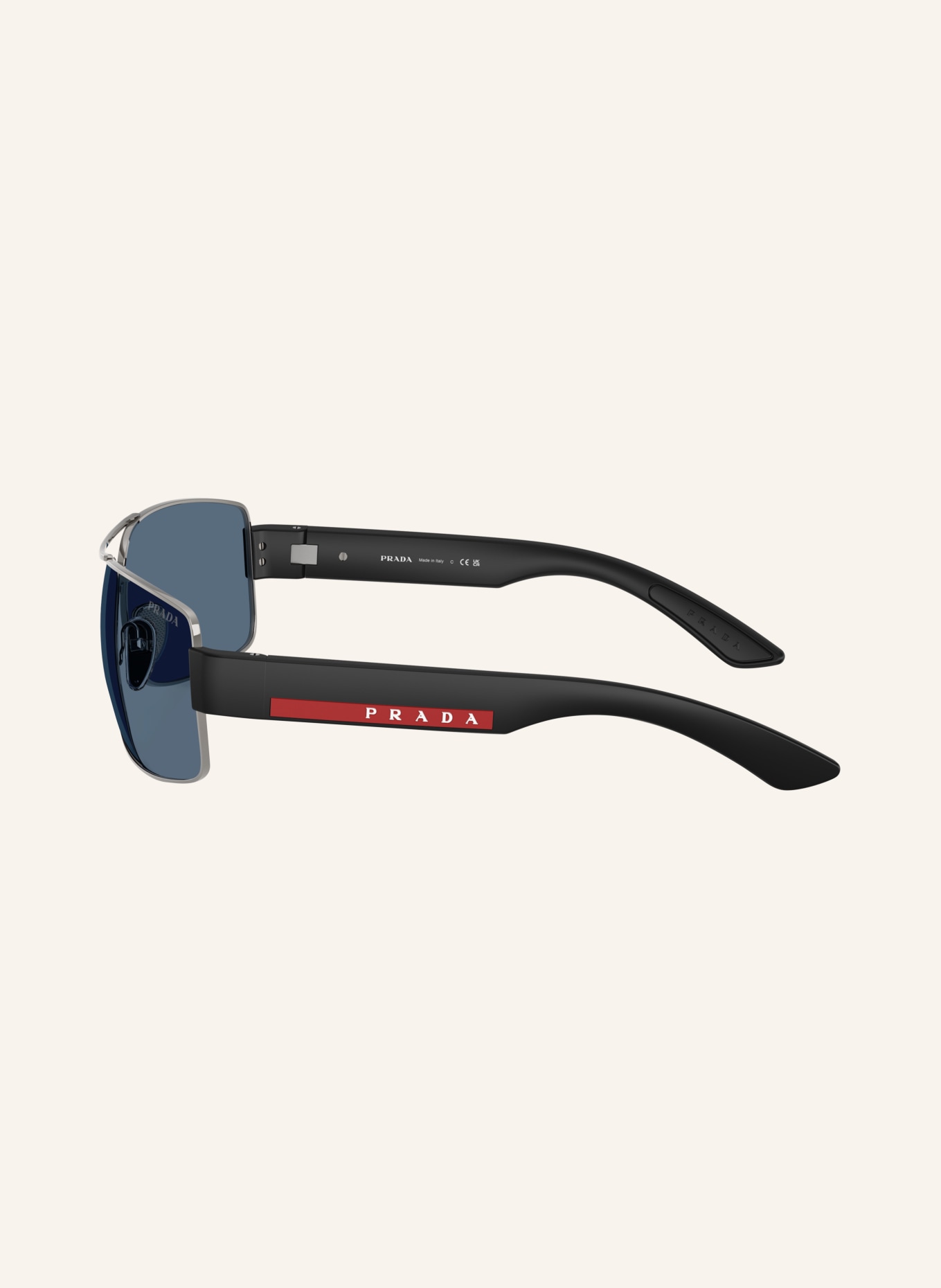 PRADA LINEA ROSSA Okulary przeciwsłoneczne PS B52S: SZARY/ NIEBIESKI