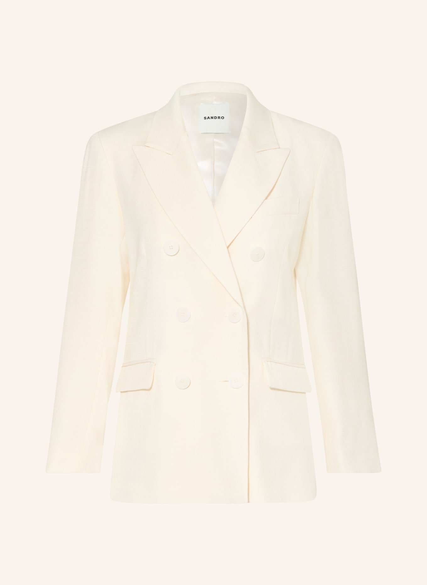 SANDRO Blazer: CREME