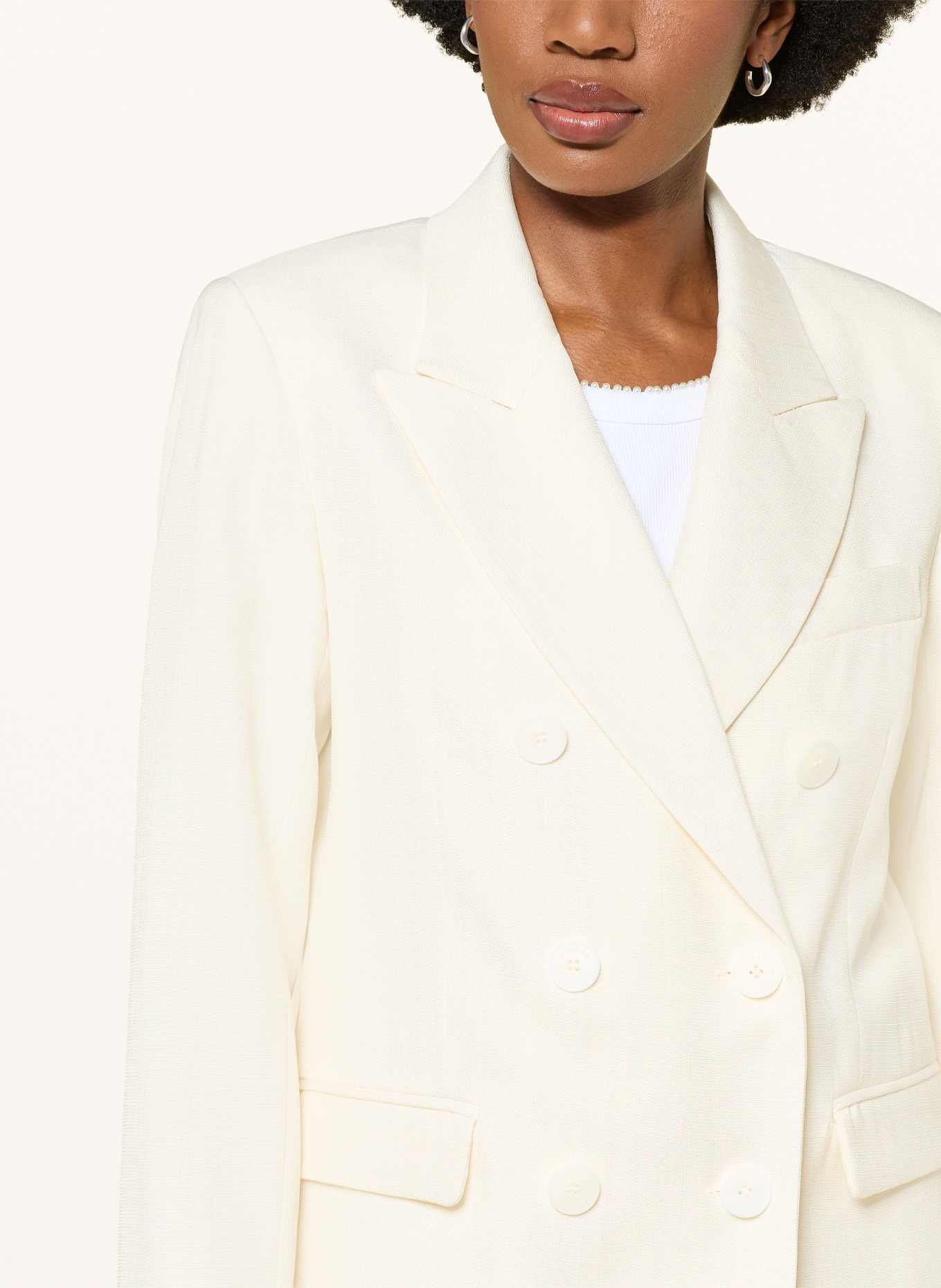 SANDRO Blazer: CREME