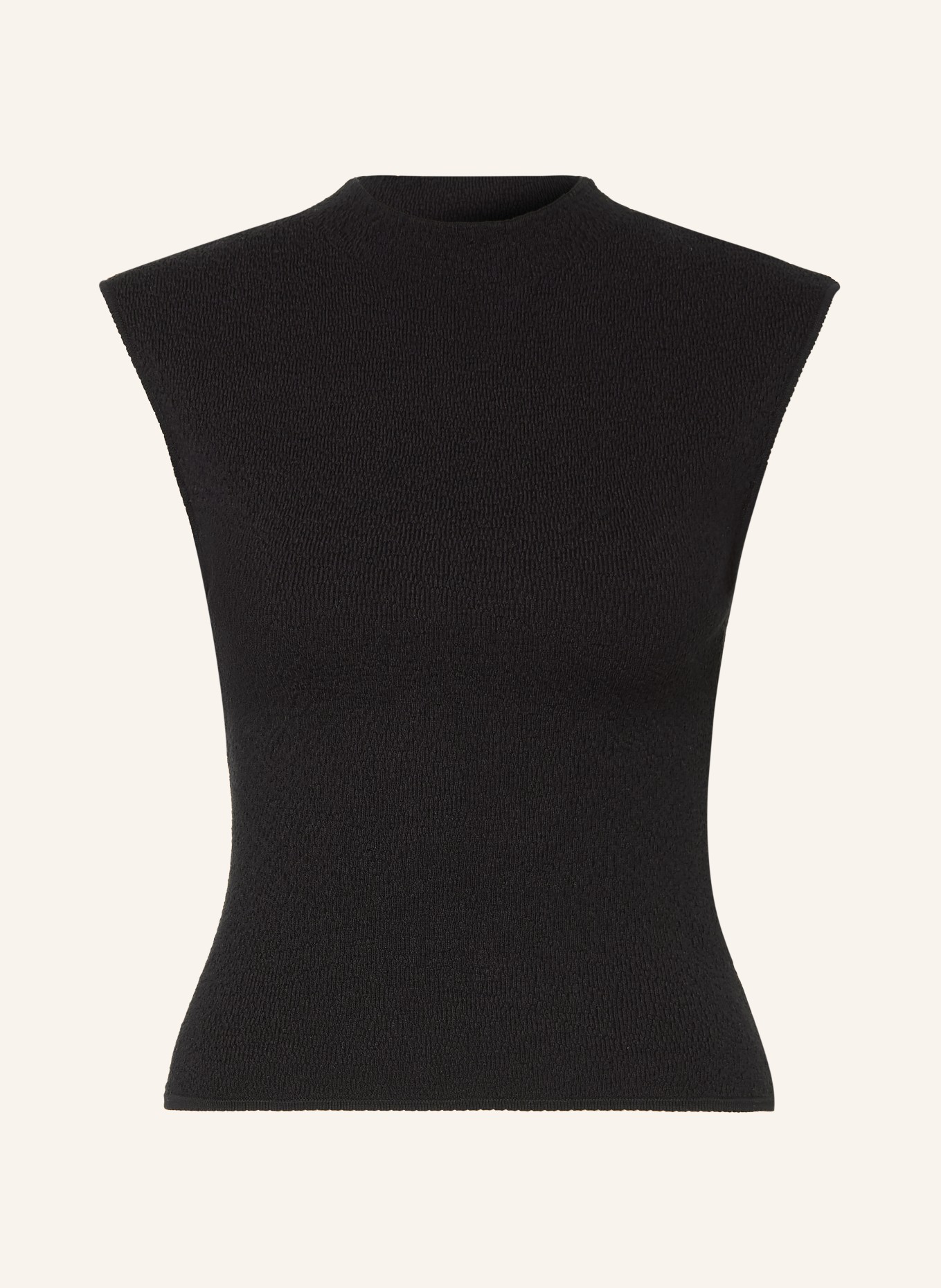 CLAUDIE PIERLOT Stricktop: SCHWARZ
