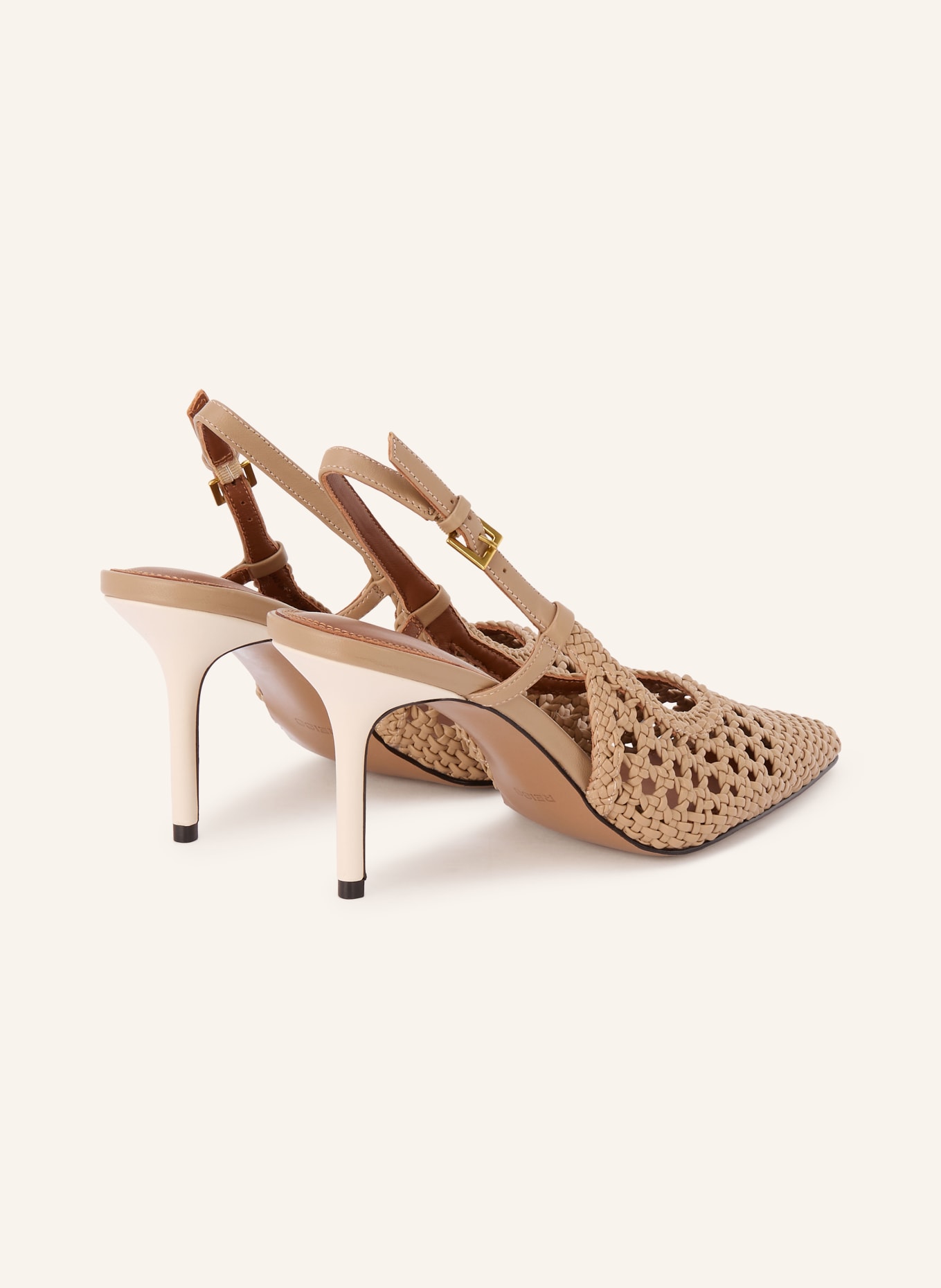 REISS Slingpumps LENA: BEIGE / GOLD