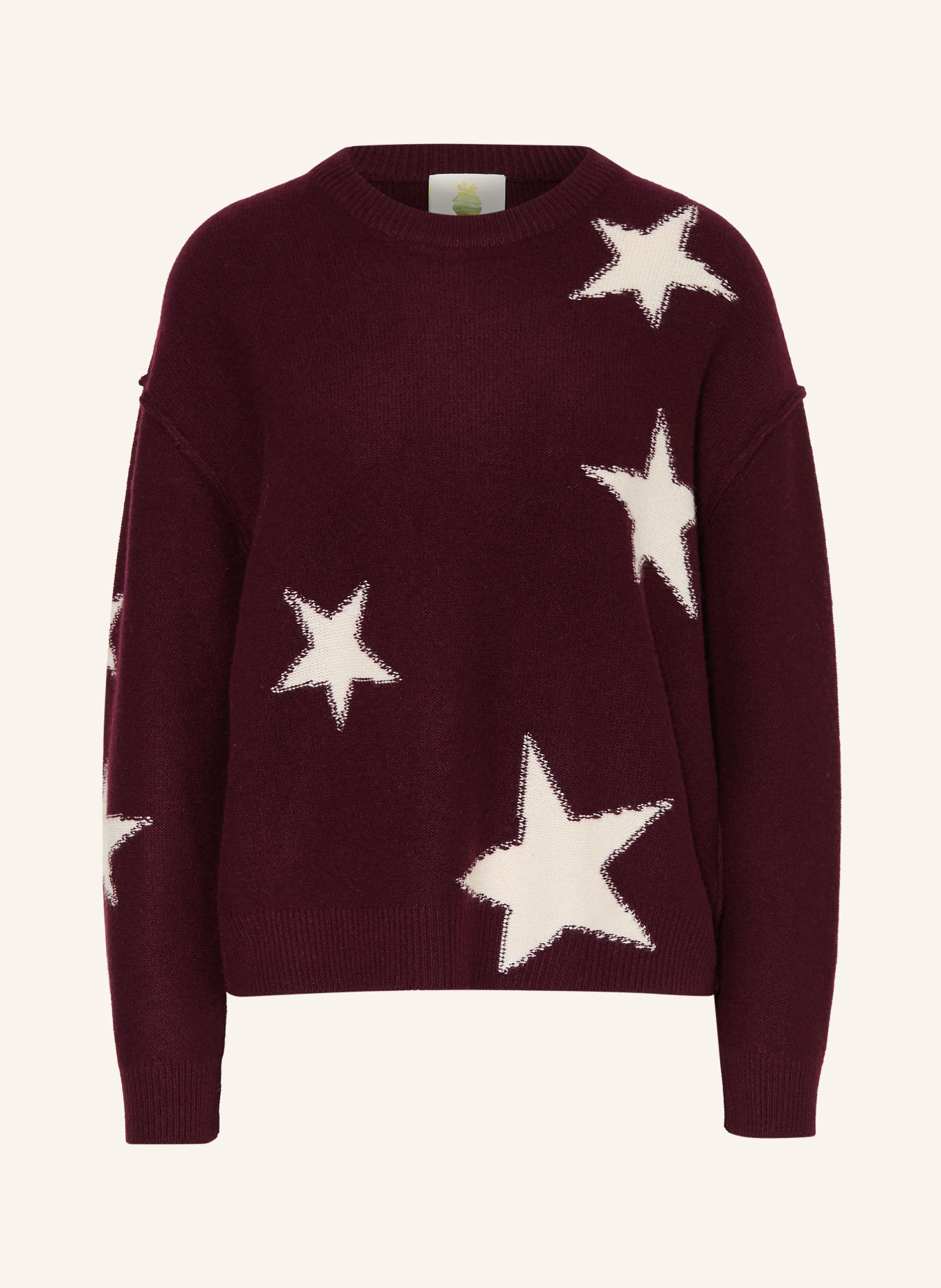 Princess GOES HOLLYWOOD Sweater: DARK RED / ECRU