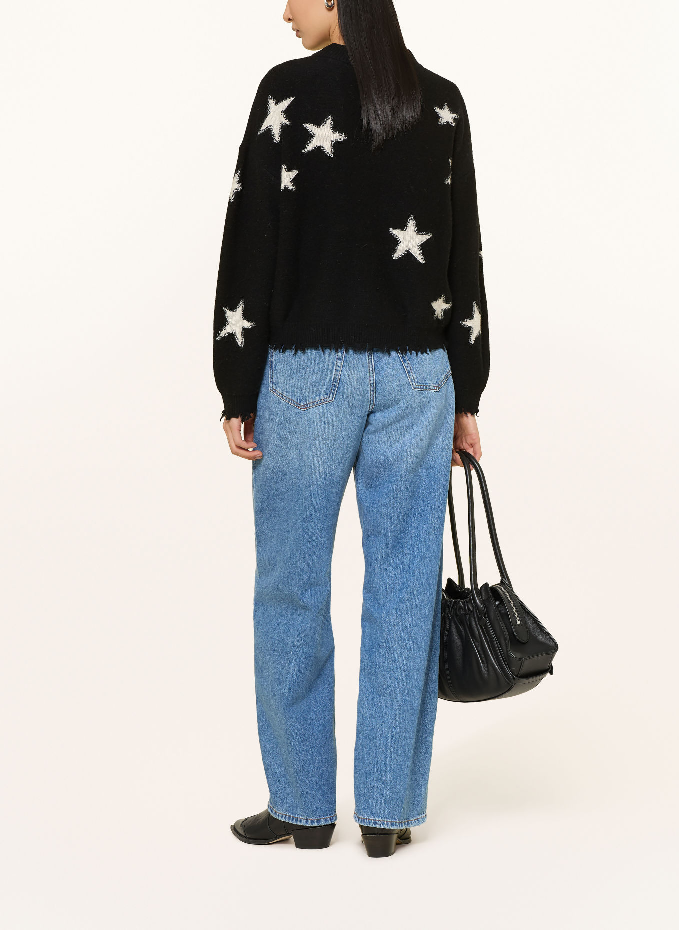 Princess GOES HOLLYWOOD Sweater: BLACK / WHITE