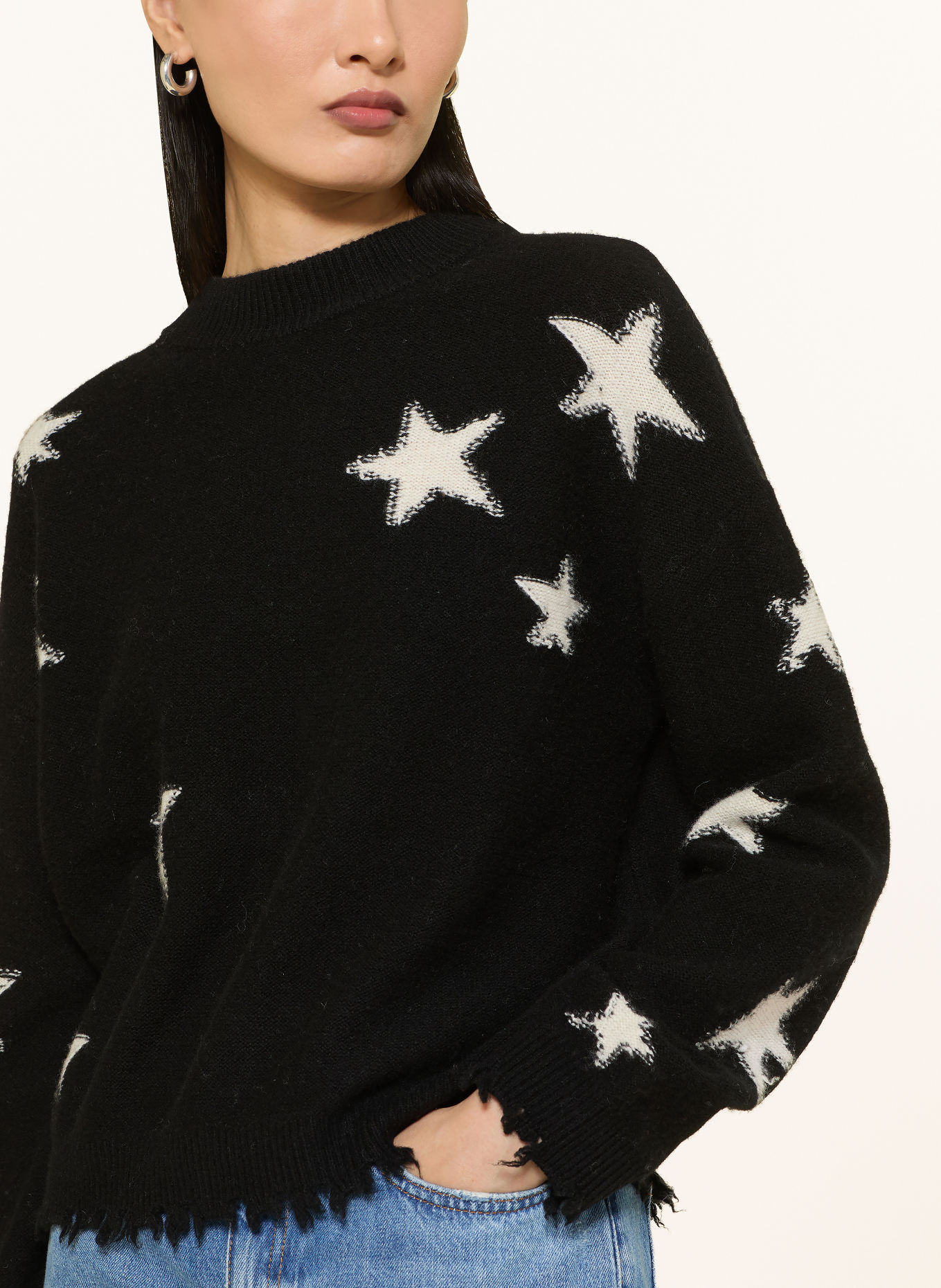 Princess GOES HOLLYWOOD Sweater: BLACK / WHITE