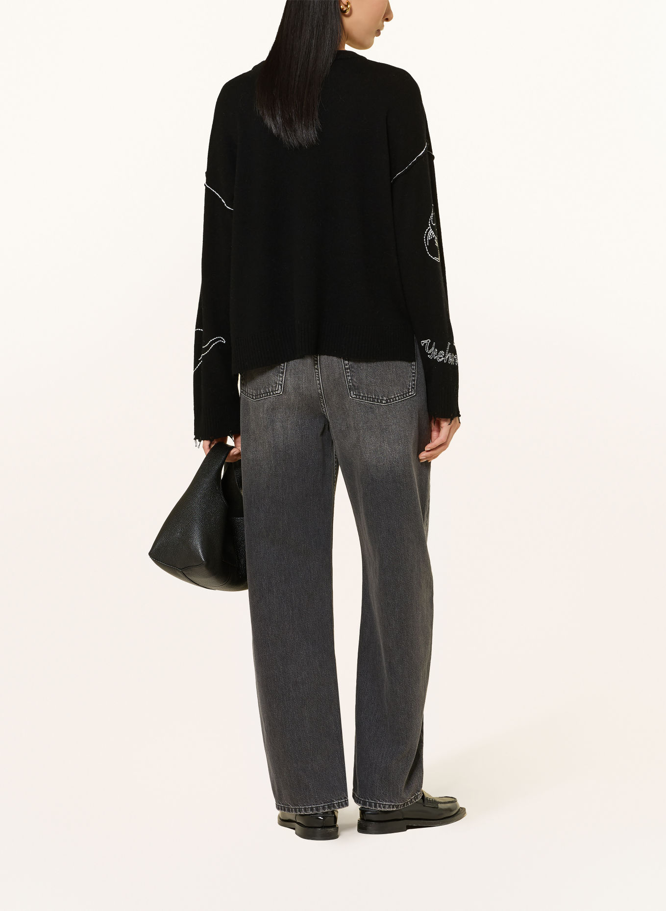 Princess GOES HOLLYWOOD Sweater: BLACK / WHITE