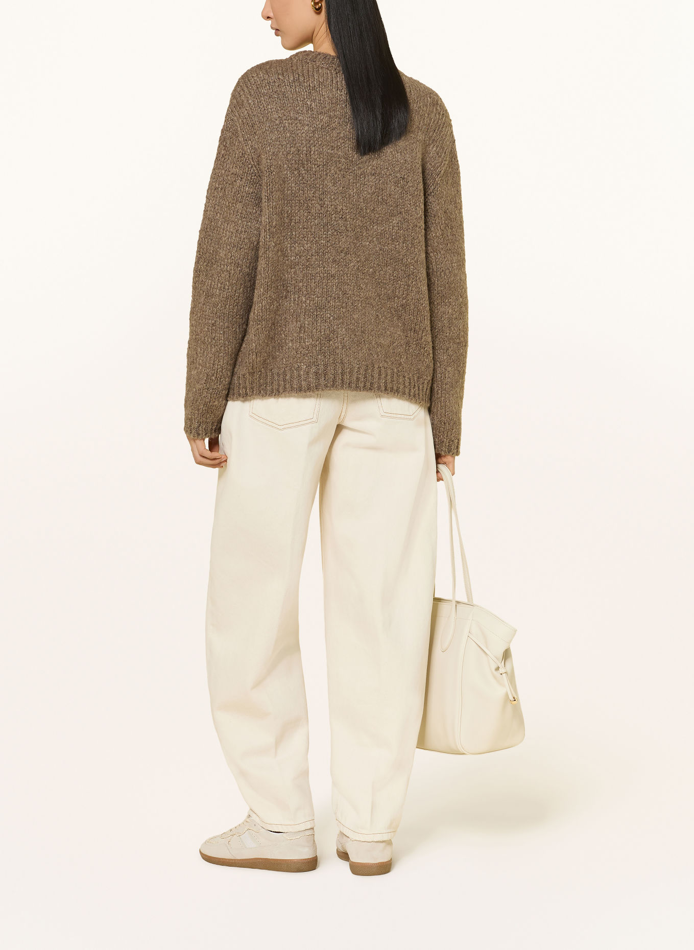 Princess GOES HOLLYWOOD Oversized trui: BRUIN / ECRU