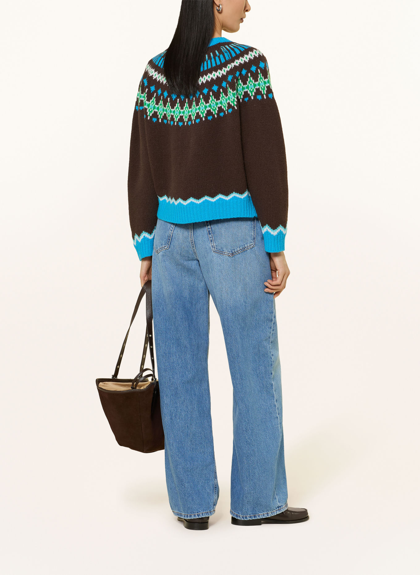 Princess GOES HOLLYWOOD vest: MARRON FONCÉ / GROEN / BLAUW