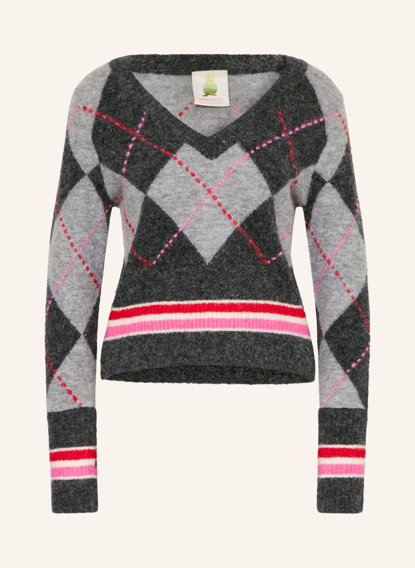 Princess GOES HOLLYWOOD pull: GRIS / ROSE FUCHSIA / ROUGE
