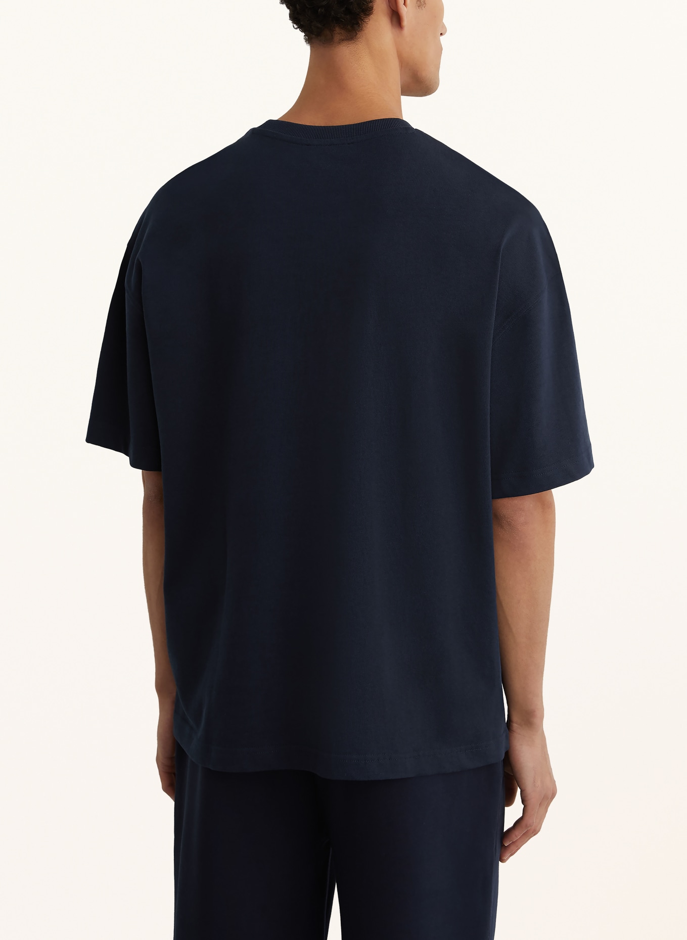 REISS T-shirt RAINER: DONKERBLAUW
