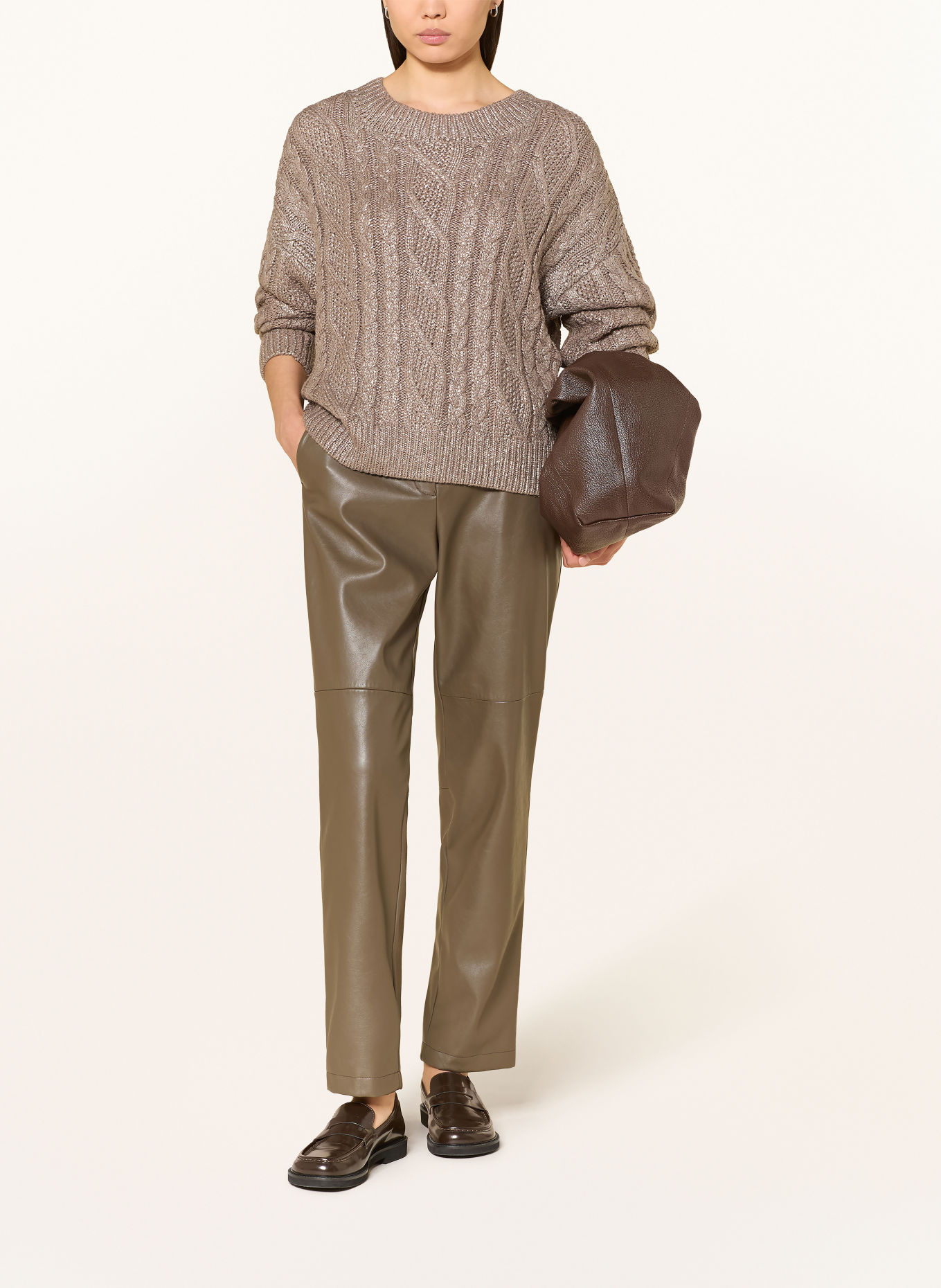 MARC AUREL trui: TAUPE