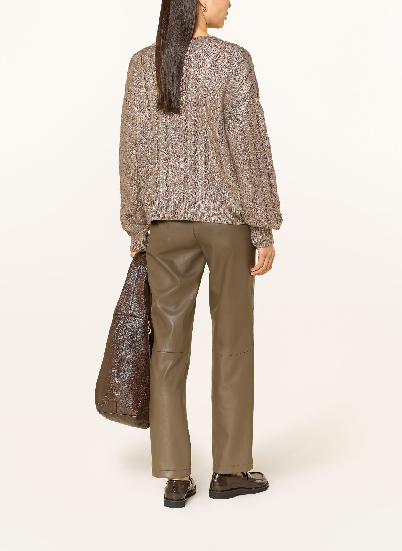 MARC AUREL trui: TAUPE
