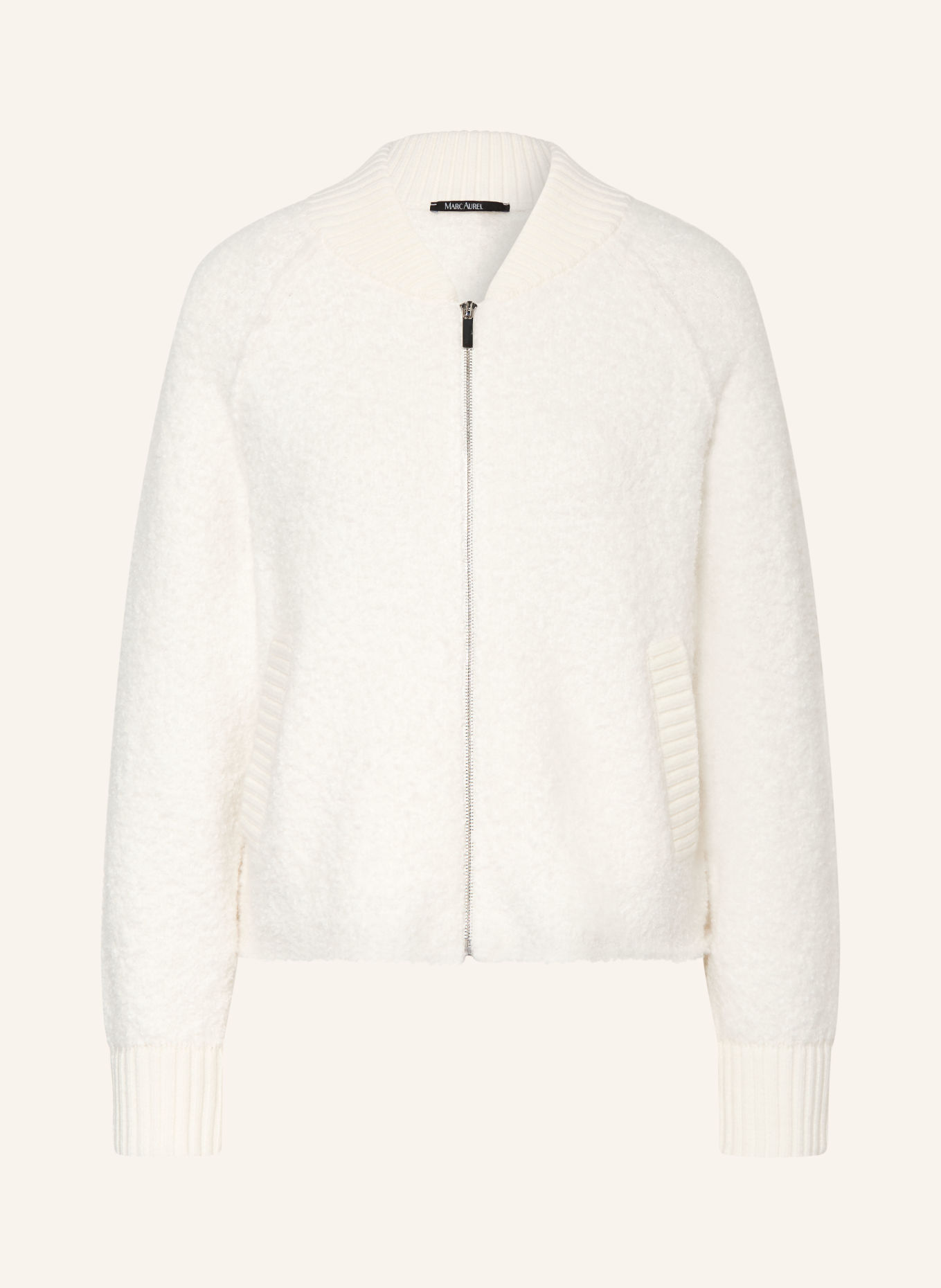 MARC AUREL vest: ECRU