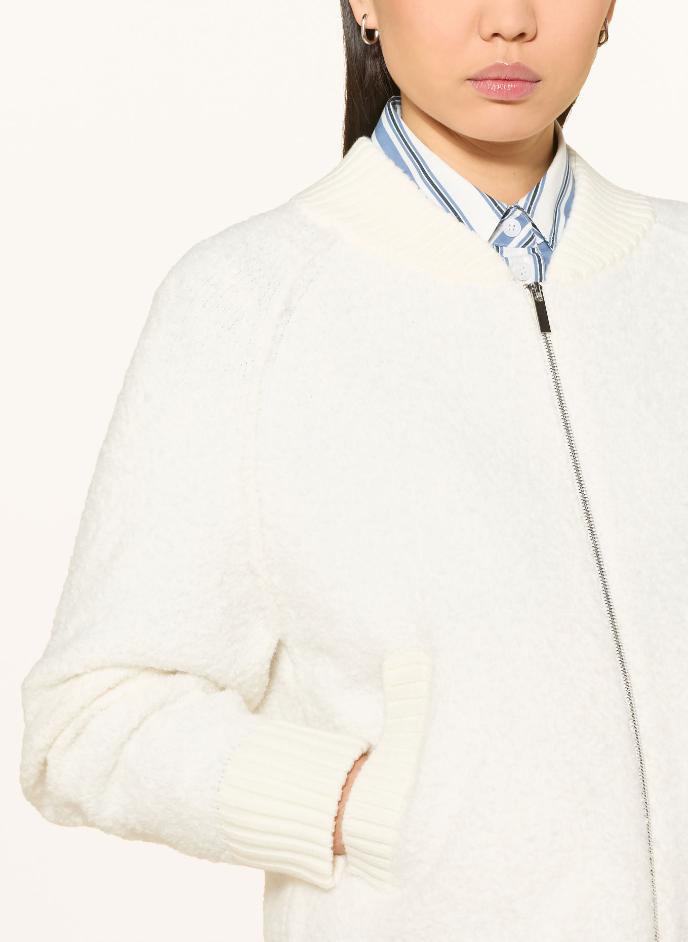 MARC AUREL vest: ECRU